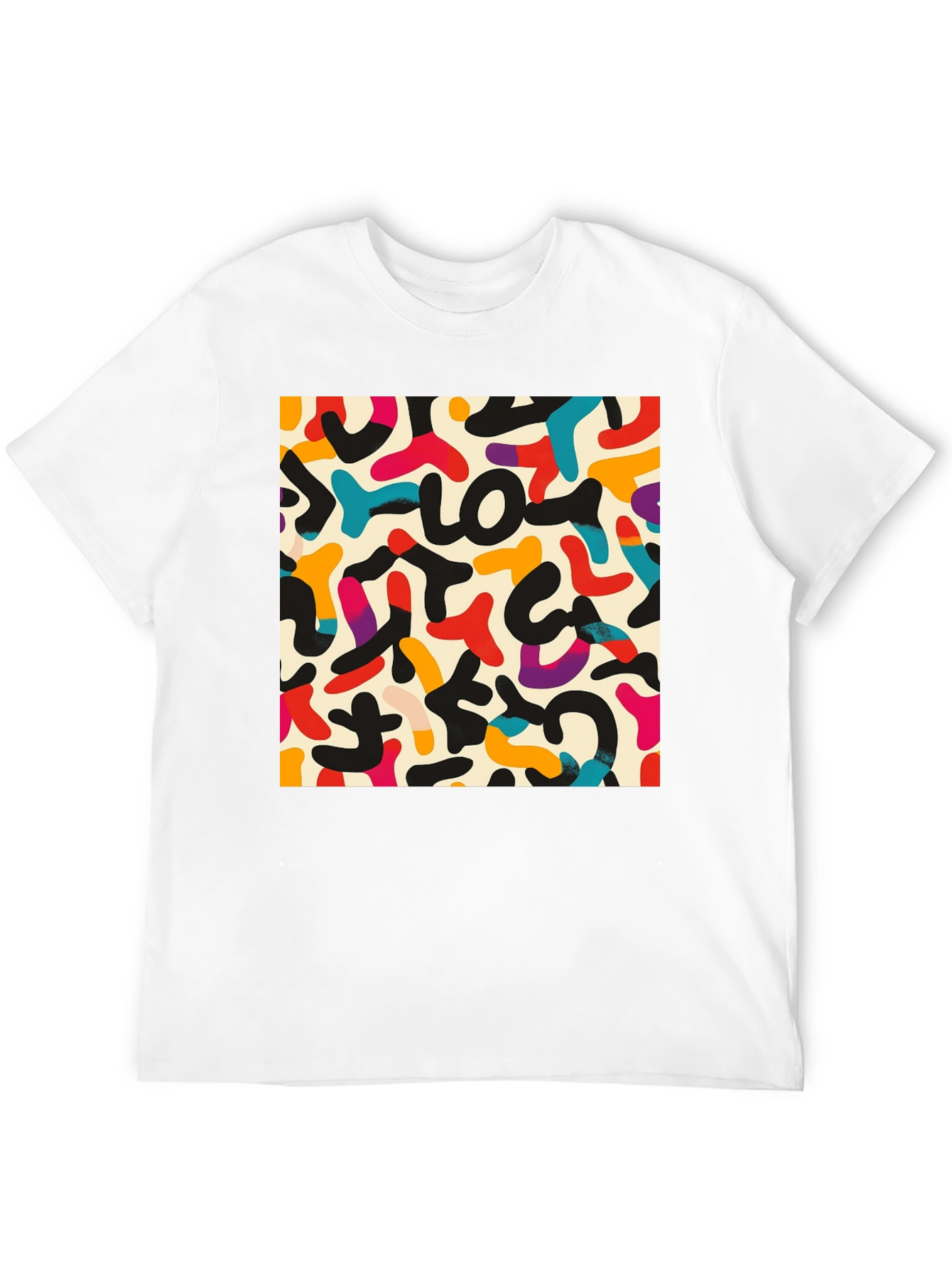 Abstract Retro Art T-Shirt
