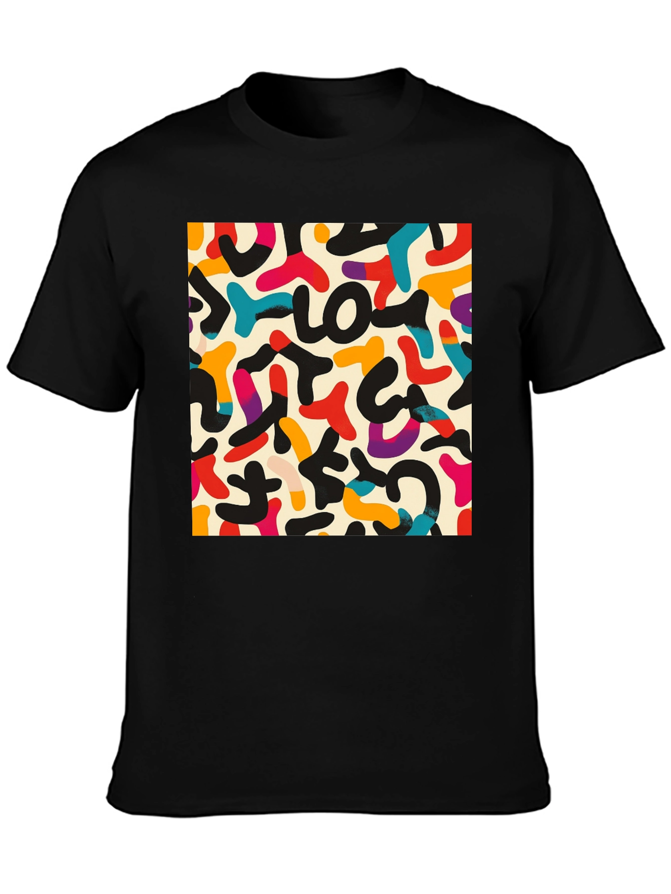 Abstract Retro Art T-Shirt