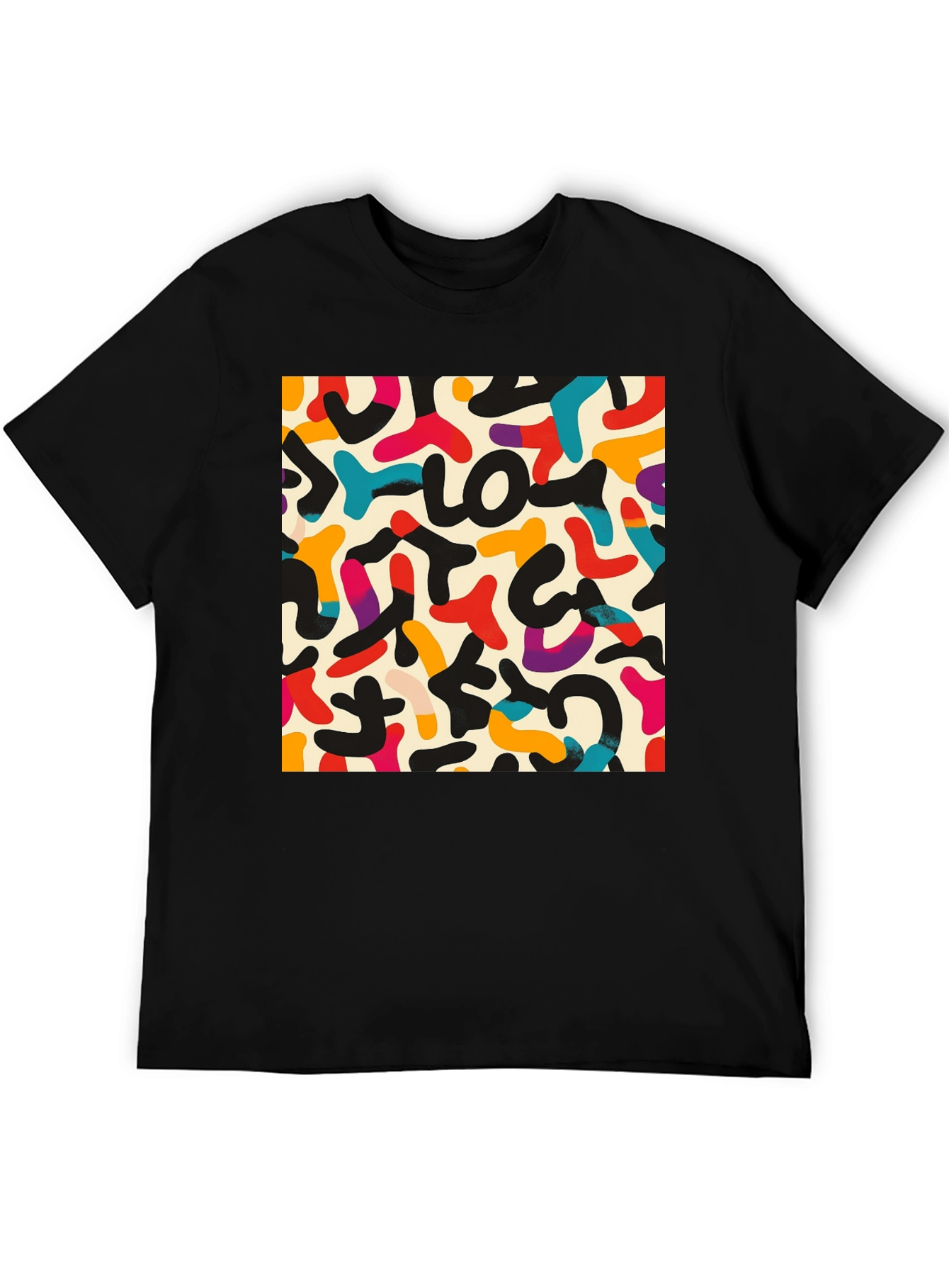 Abstract Retro Art T-Shirt
