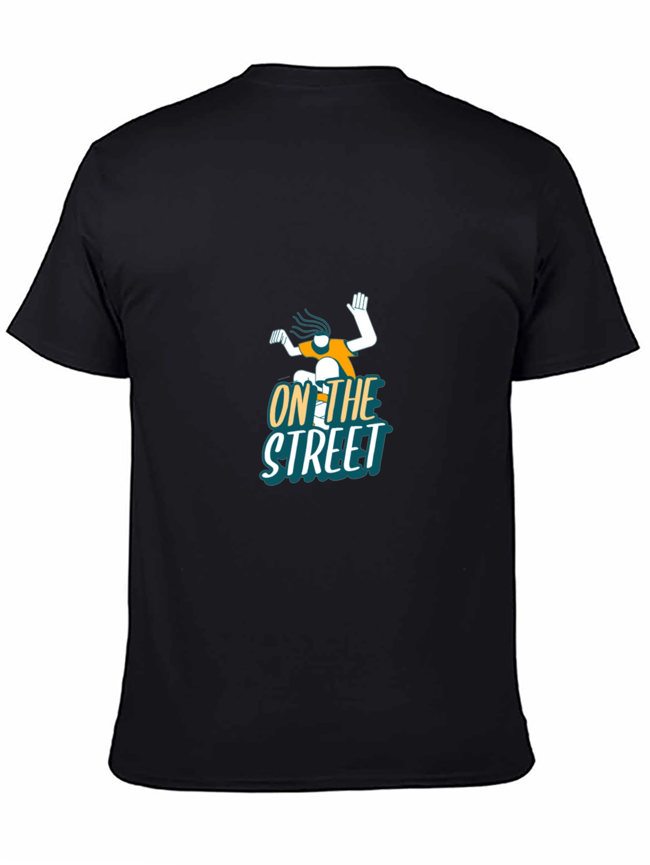 Cool On The Street Graphic Black T-Shirt