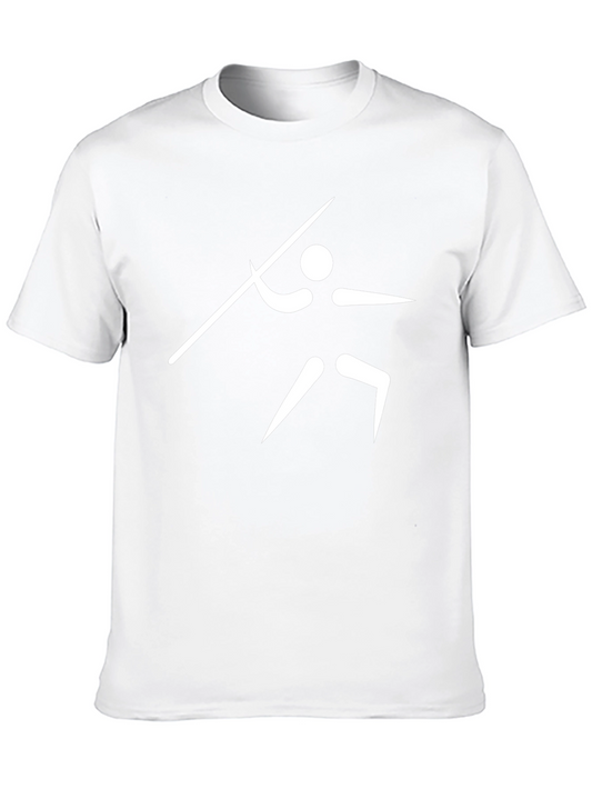 Javelin Thrower Graphic Tee - Black