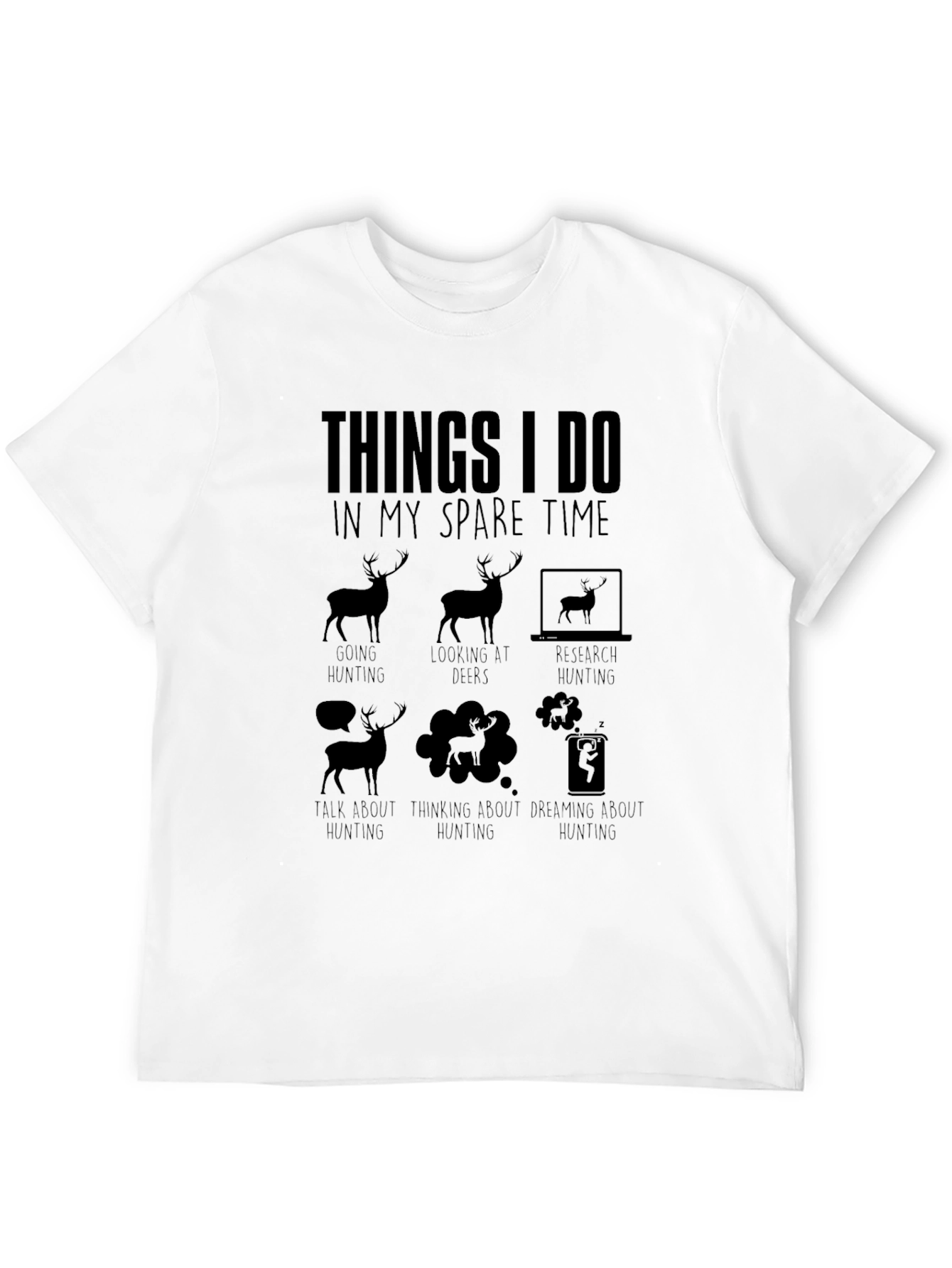 Hunters Spare Time Graphic Tee