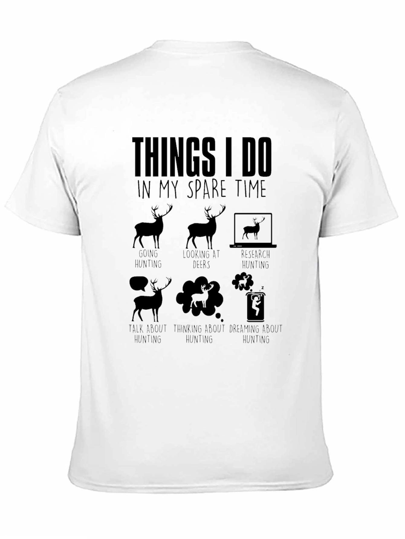 Hunters Spare Time Graphic Tee