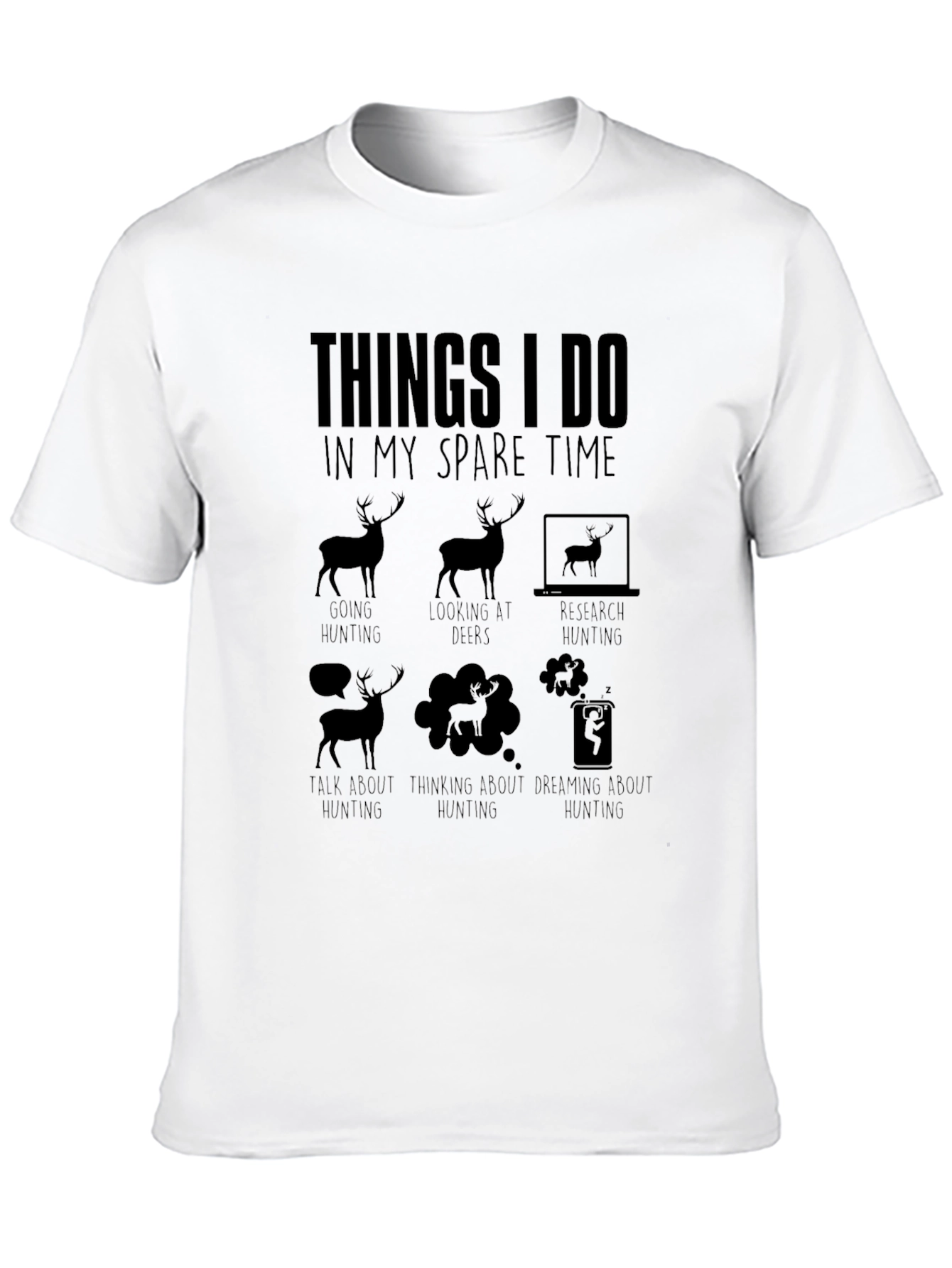 Hunters Spare Time Graphic Tee