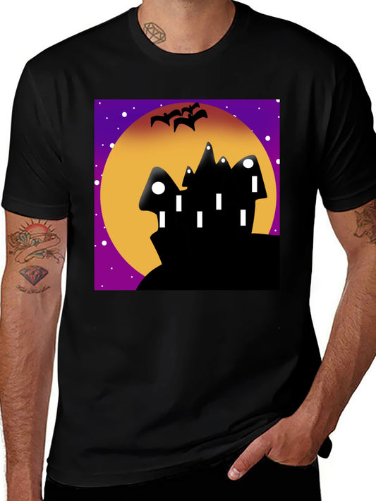 Spooky Black Halloween T-Shirt