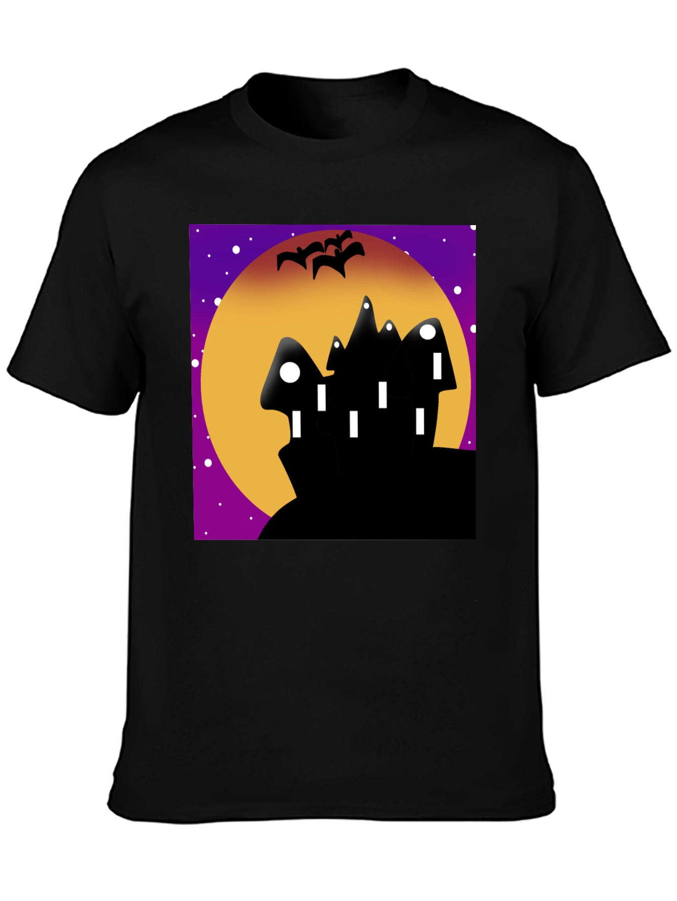 Spooky Black Halloween T-Shirt