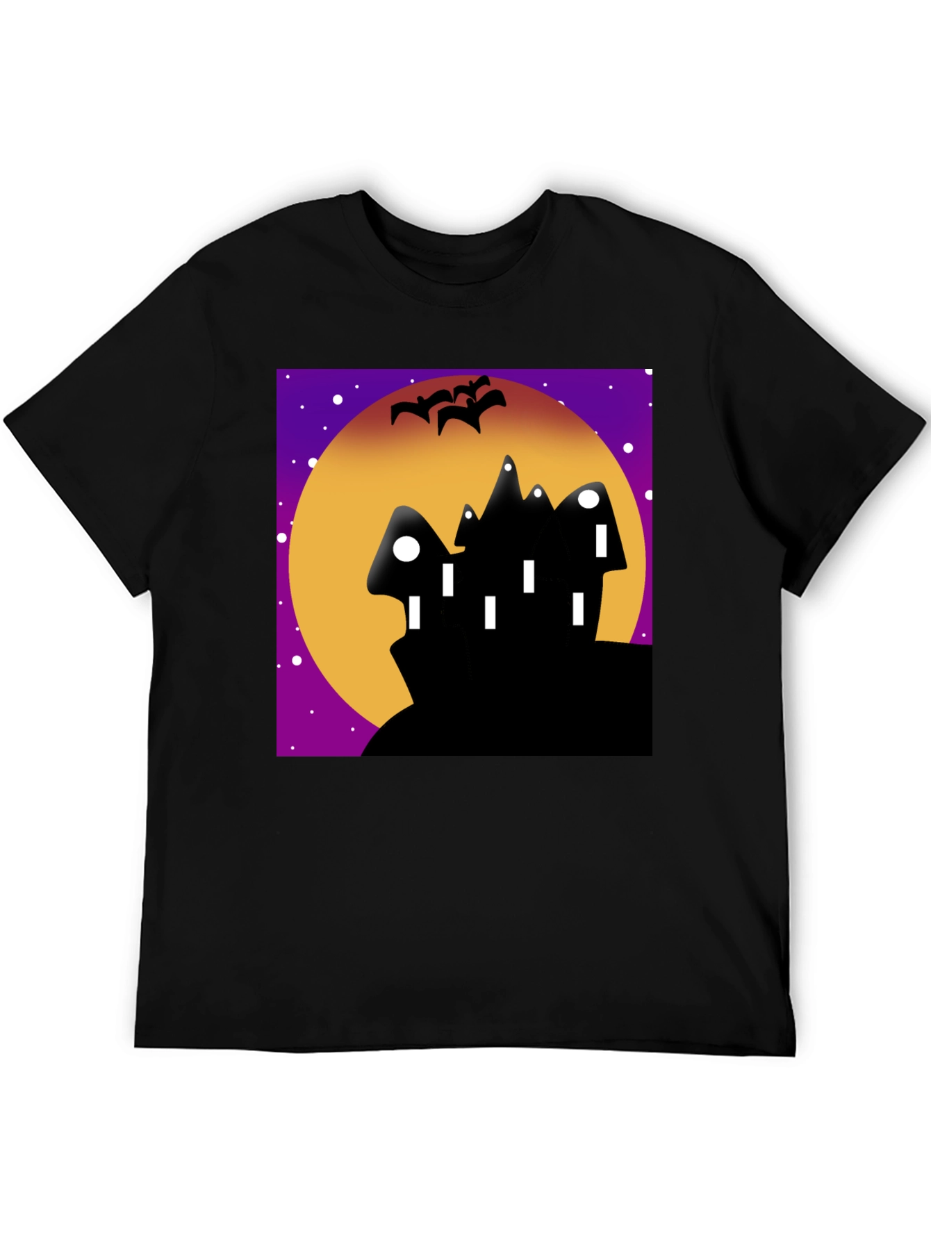 Spooky Black Halloween T-Shirt