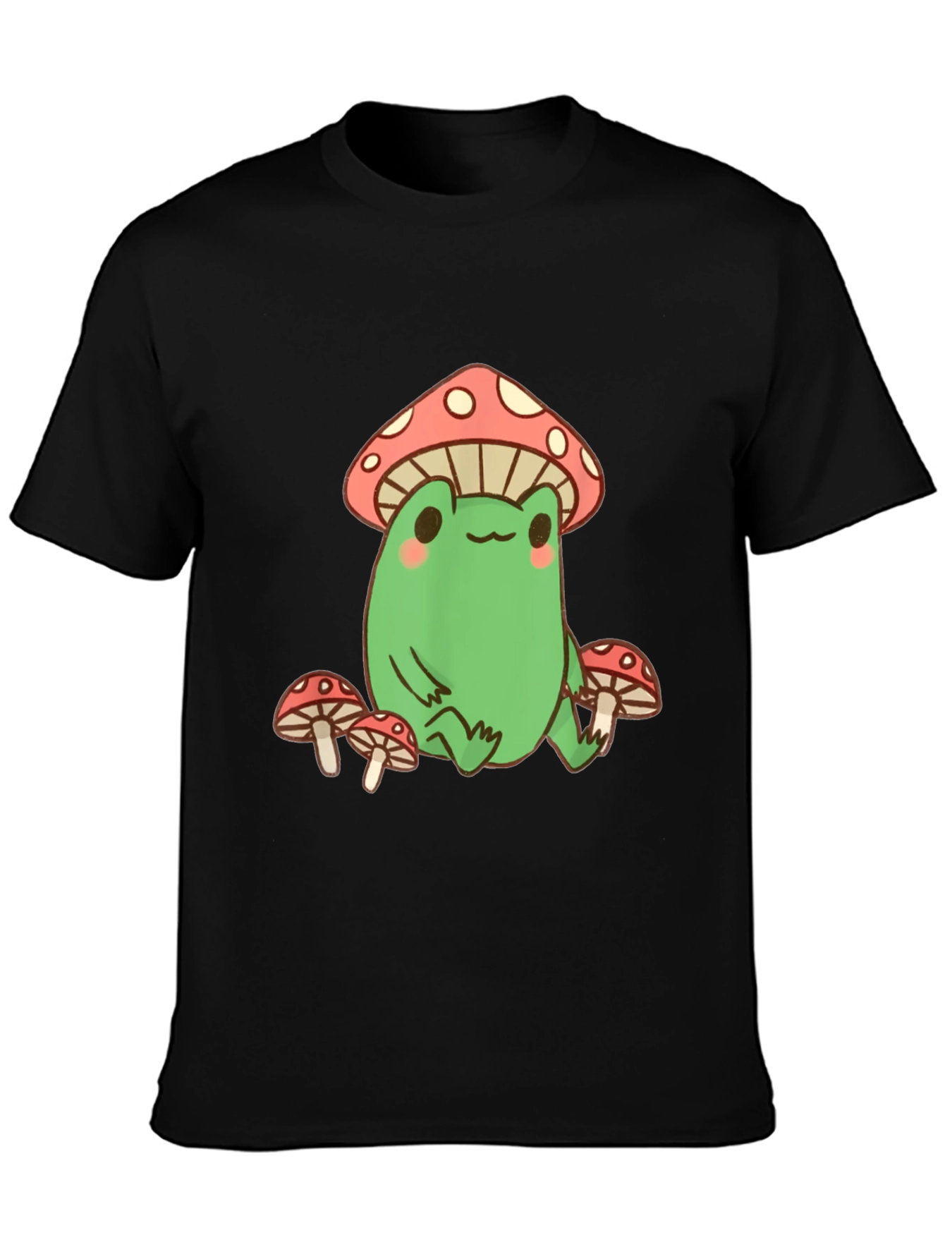 Frog Mushroom T-Shirt - Cute Graphic Tee