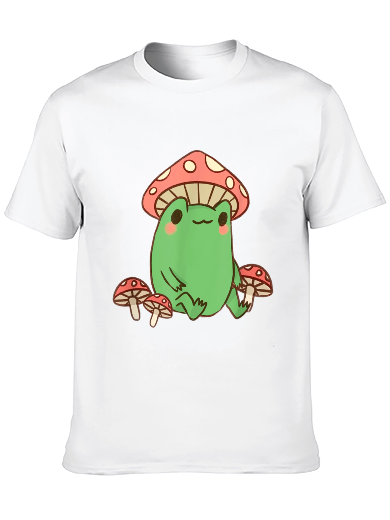 Frog Mushroom T-Shirt - Cute Graphic Tee