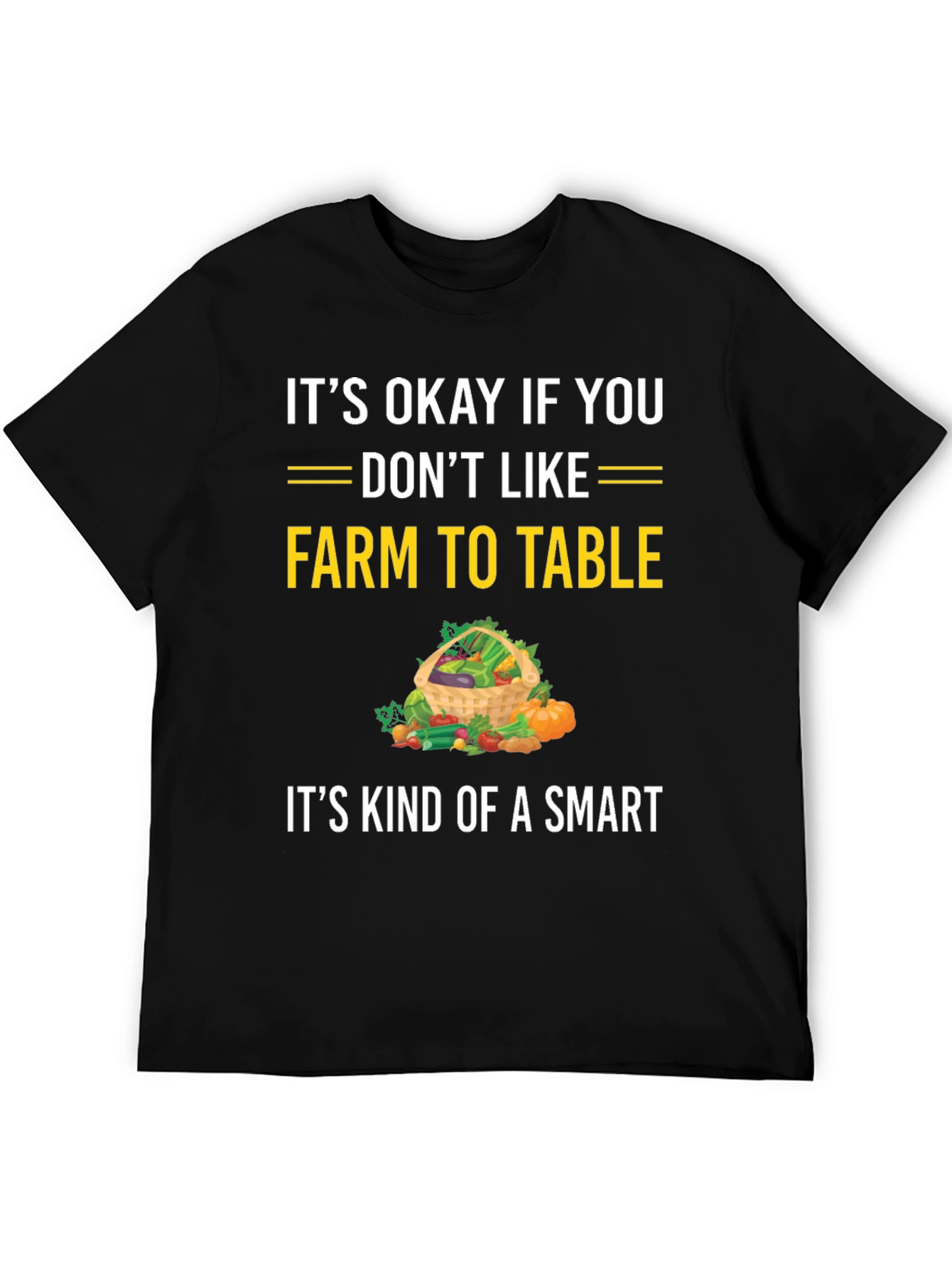 Farm to Table T-Shirt - Funny Vegetarian Tee
