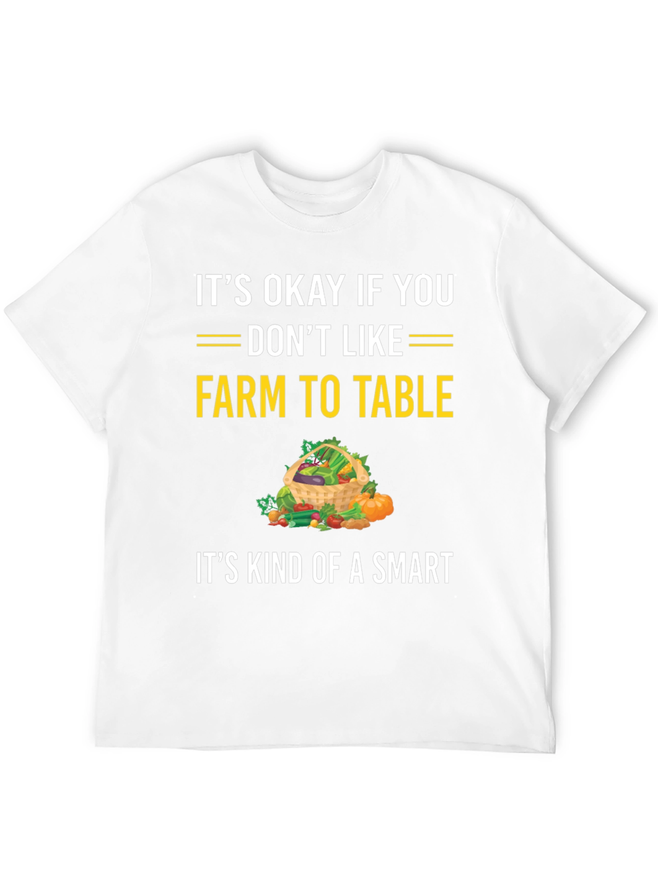 Farm to Table T-Shirt - Funny Vegetarian Tee