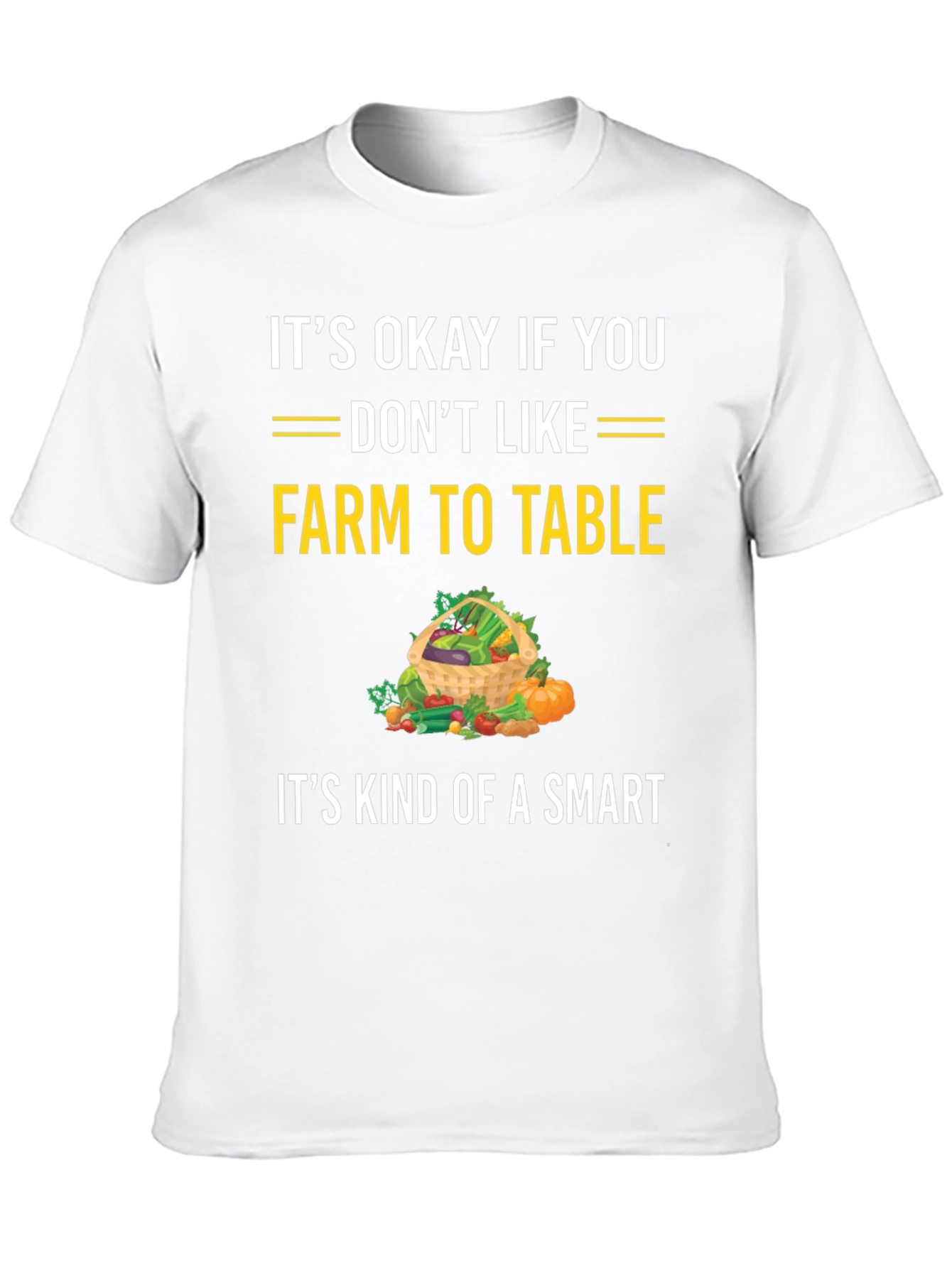 Farm to Table T-Shirt - Funny Vegetarian Tee