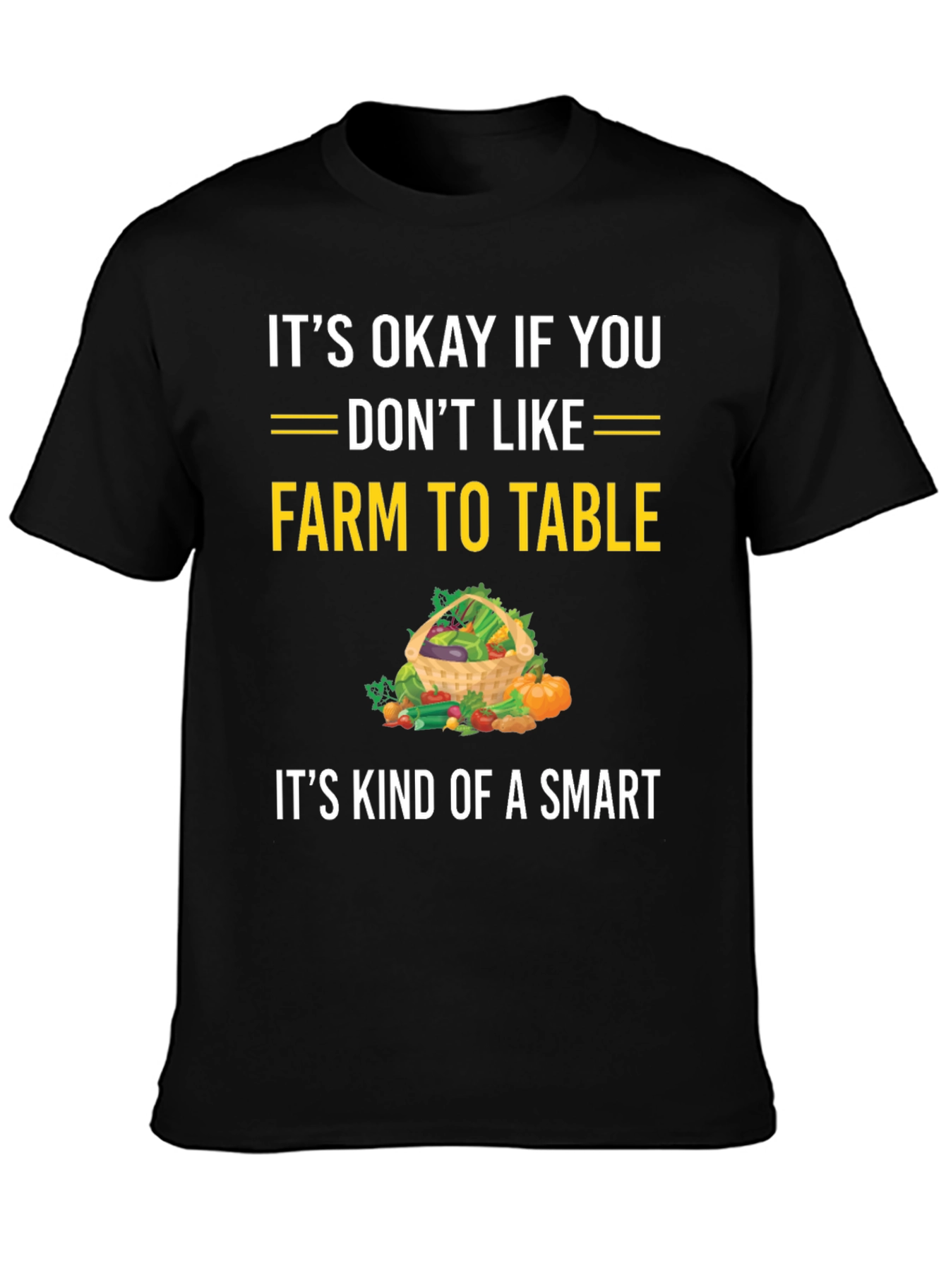 Farm to Table T-Shirt - Funny Vegetarian Tee