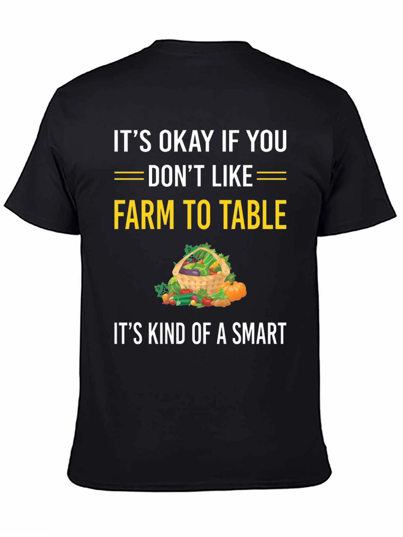 Farm to Table T-Shirt - Funny Vegetarian Tee