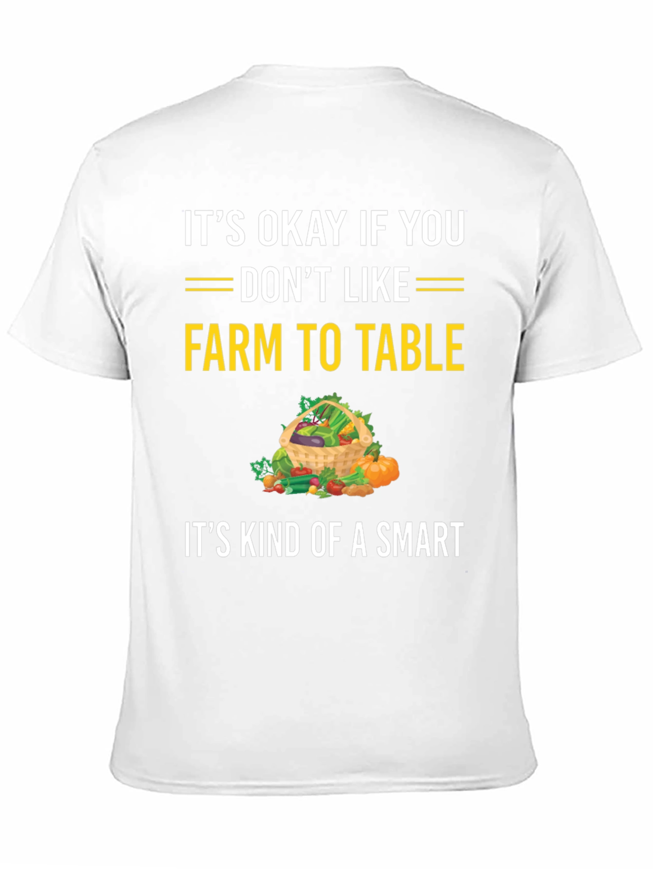 Farm to Table T-Shirt - Funny Vegetarian Tee