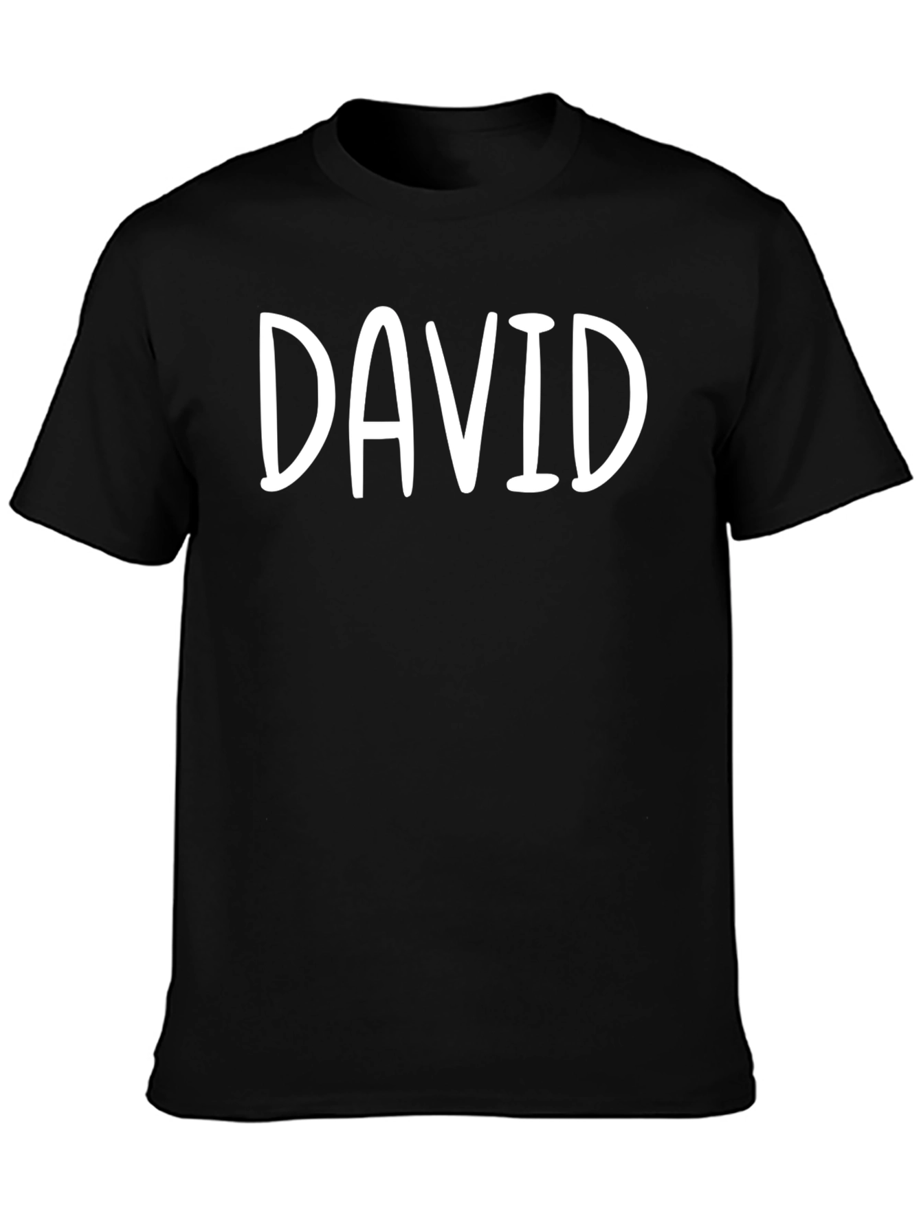 Personalized DAVID Black T-Shirt