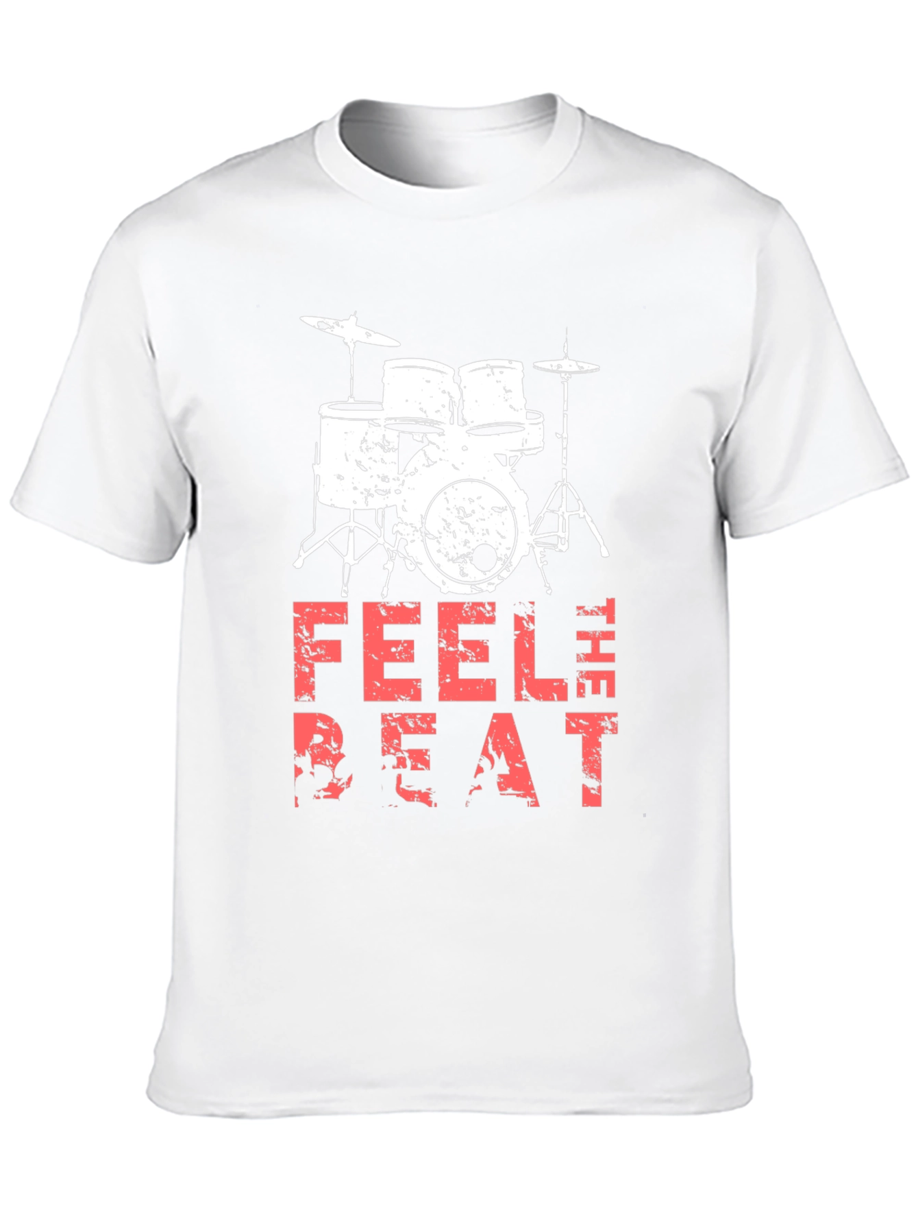 Feel the Beat Drum Kit Black T-Shirt
