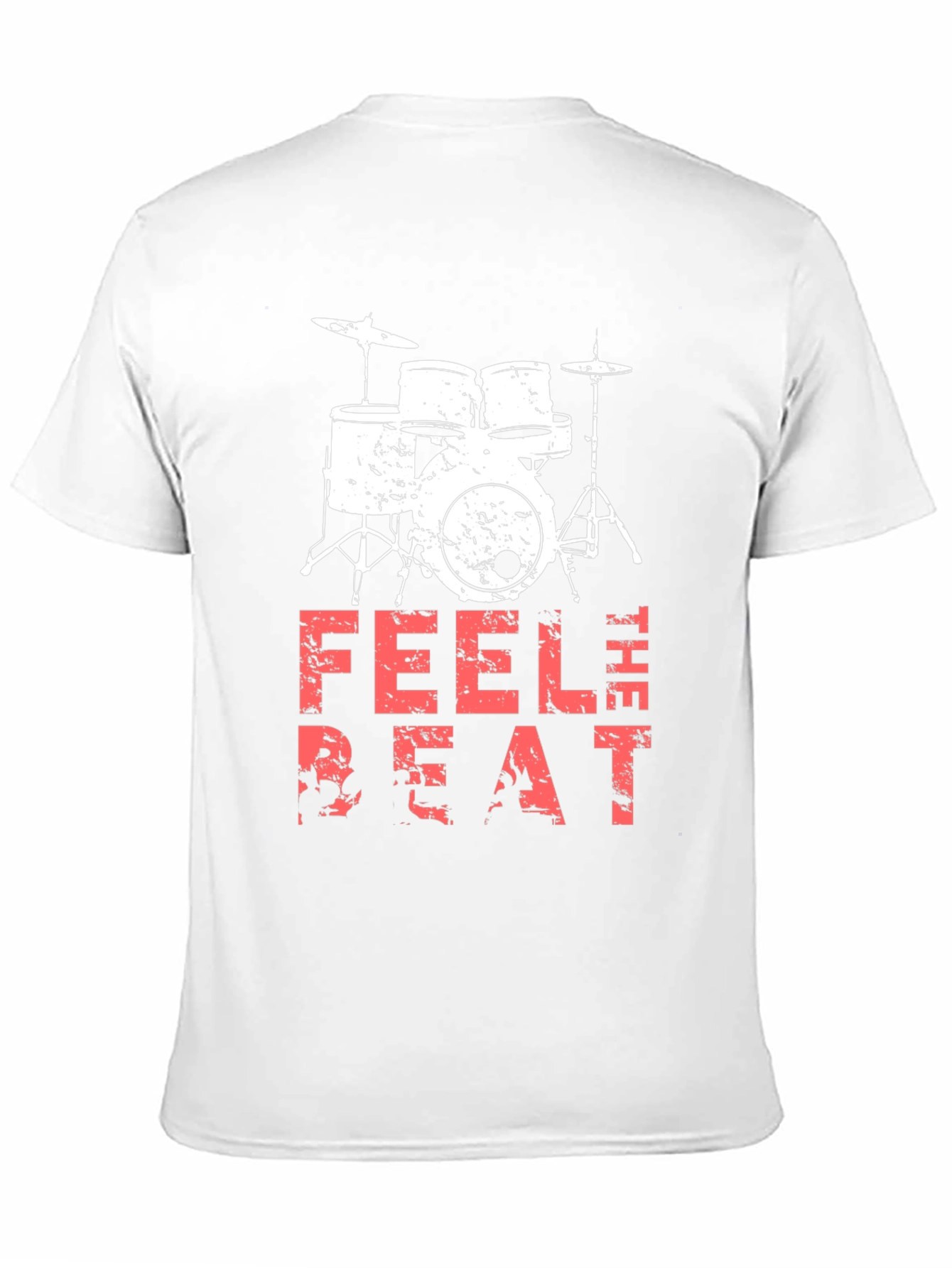 Feel the Beat Drum Kit Black T-Shirt