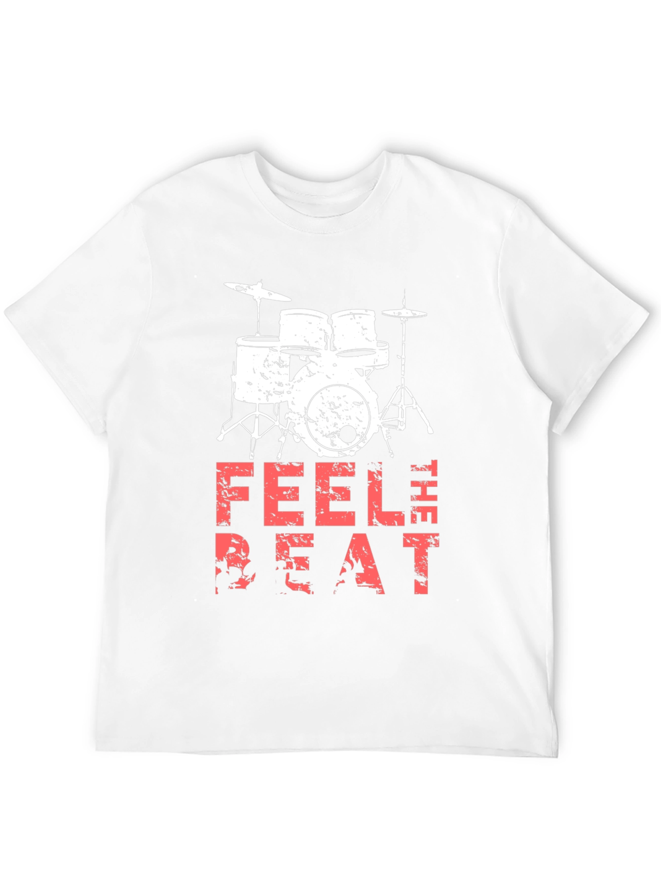 Feel the Beat Drum Kit Black T-Shirt