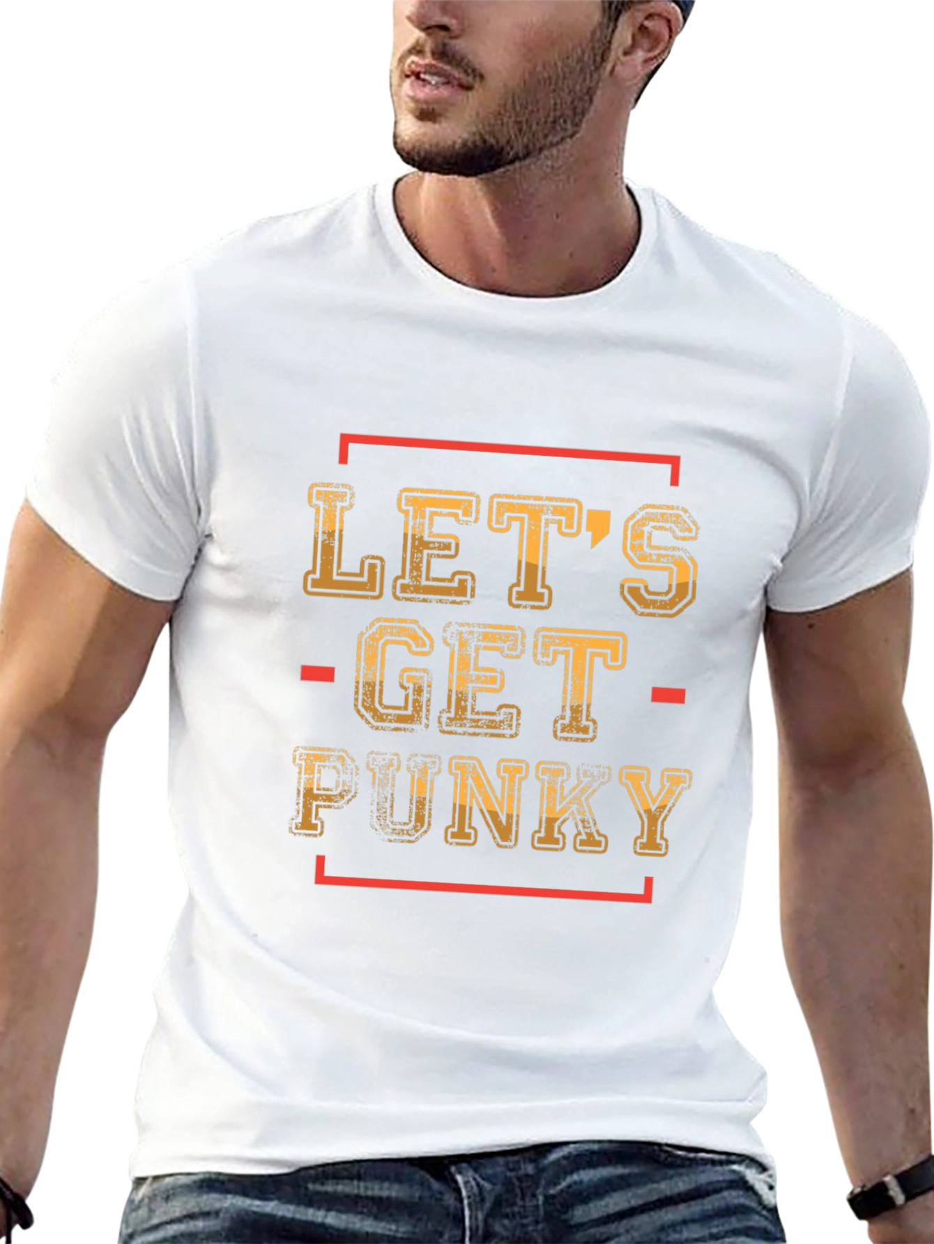 Lets Get Funky Graphic Print Tee