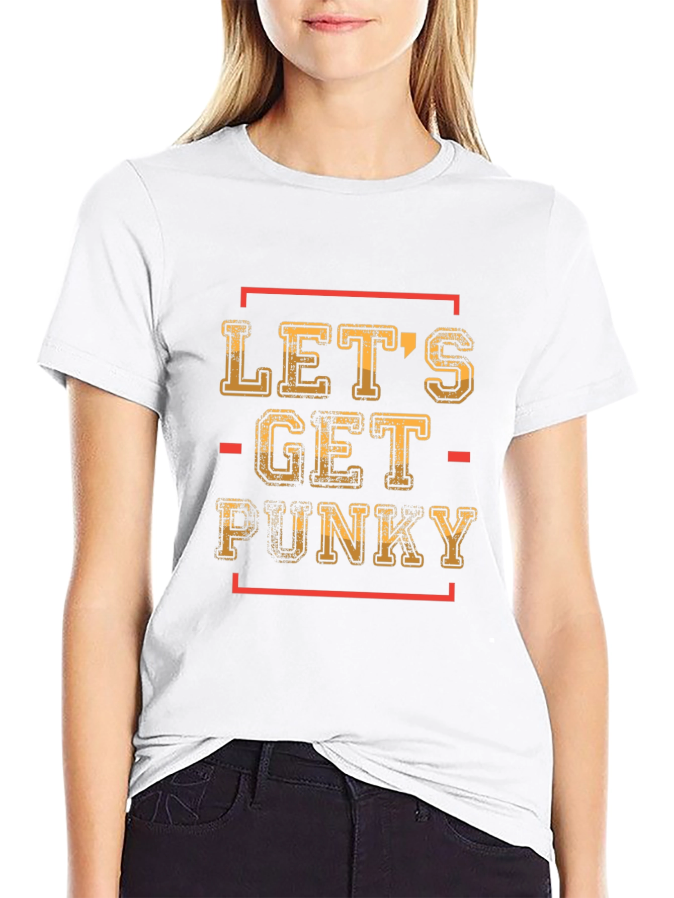 Lets Get Funky Graphic Print Tee