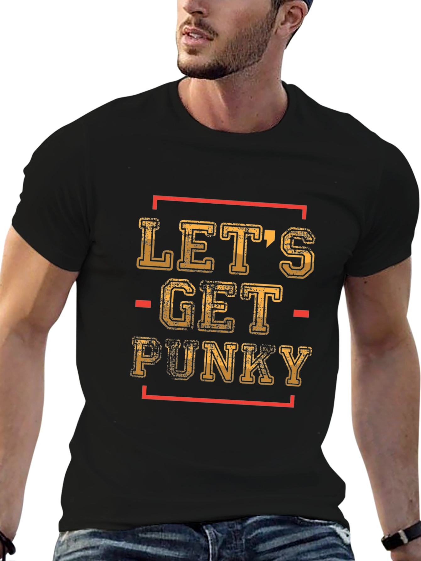Lets Get Funky Graphic Print Tee