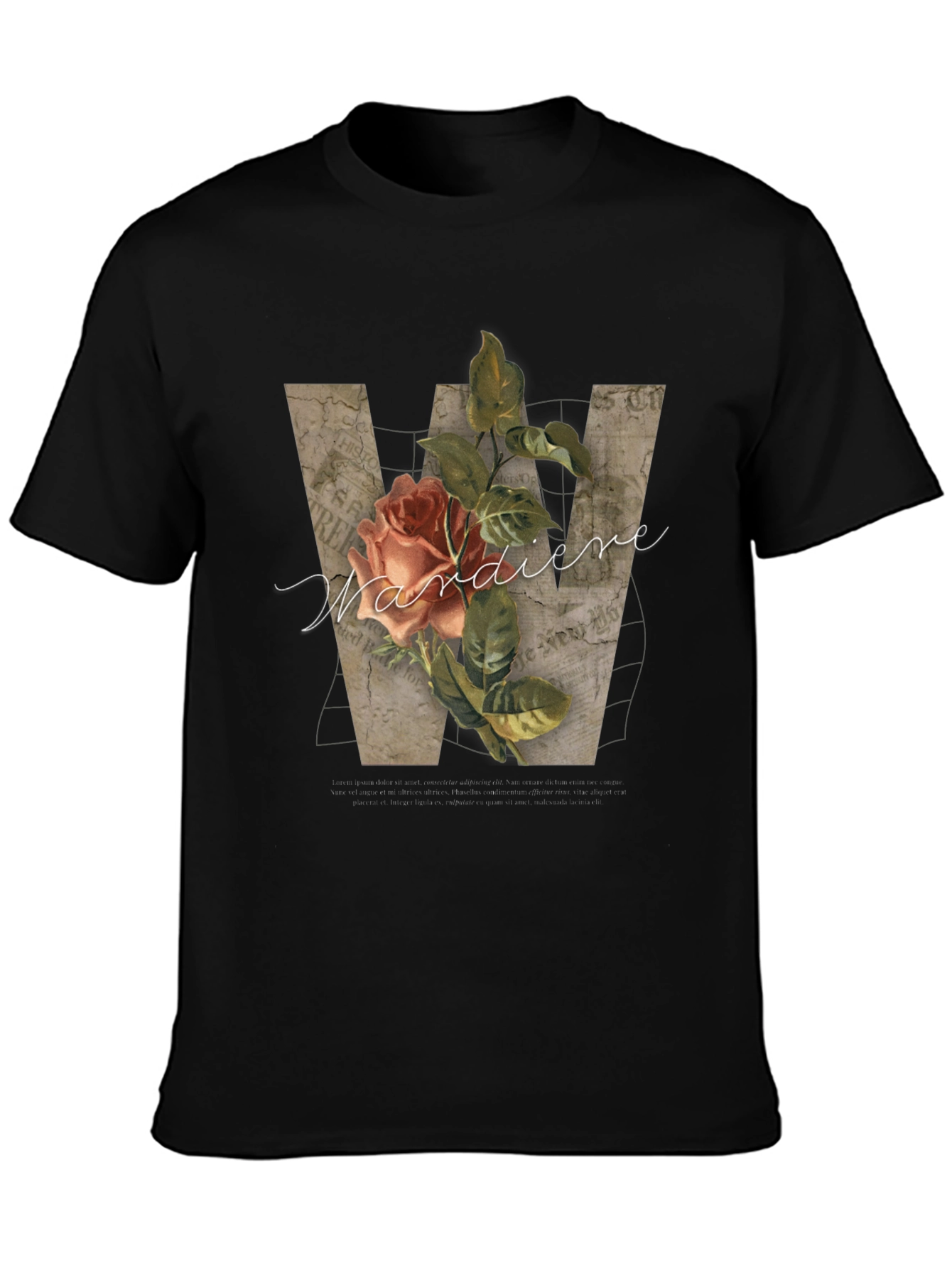 Floral Initial T-Shirt