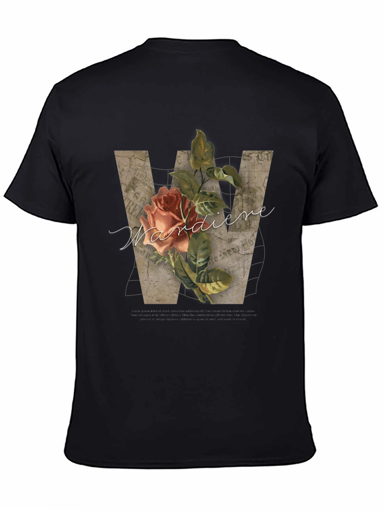 Floral Initial T-Shirt