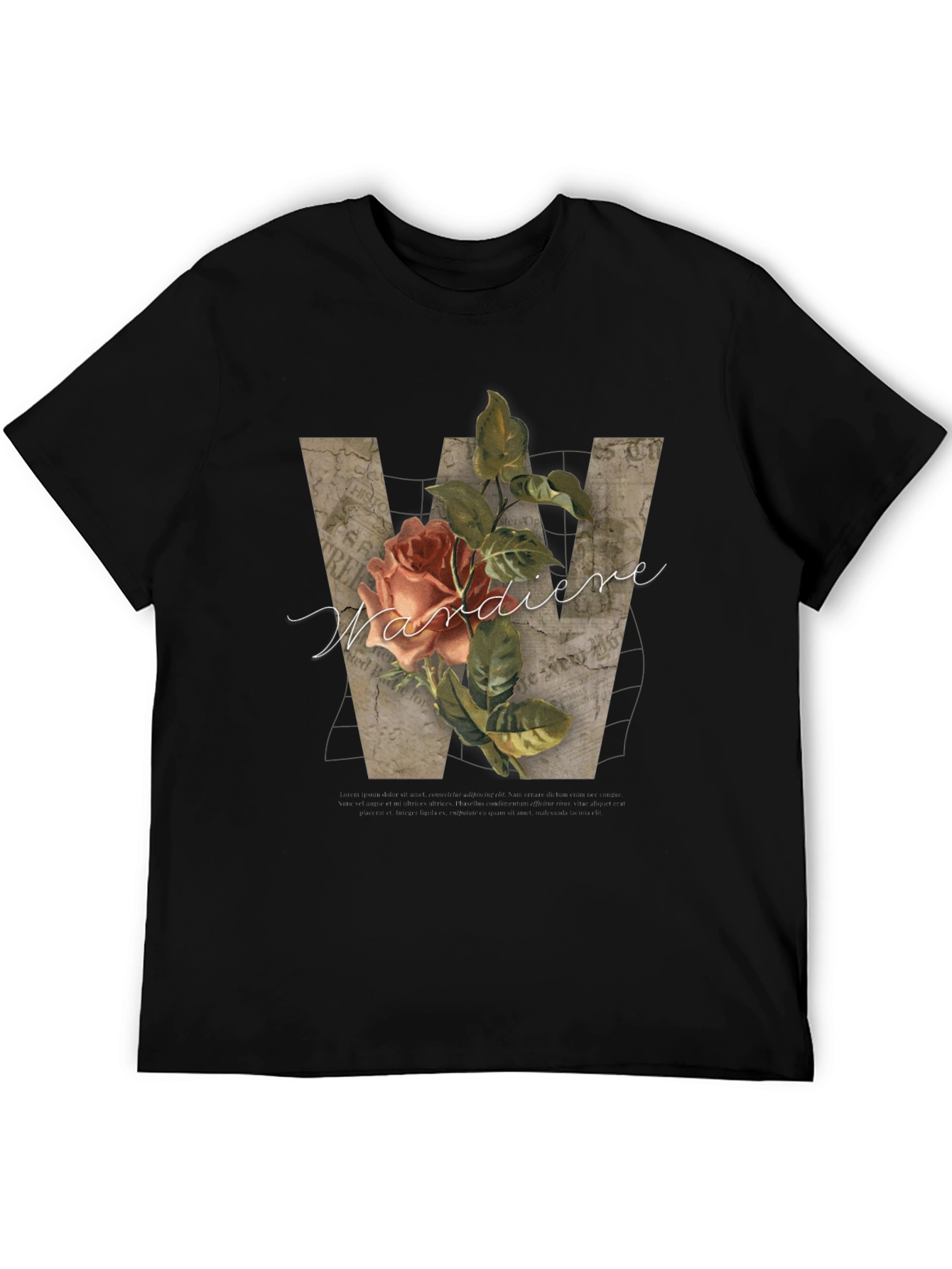 Floral Initial T-Shirt