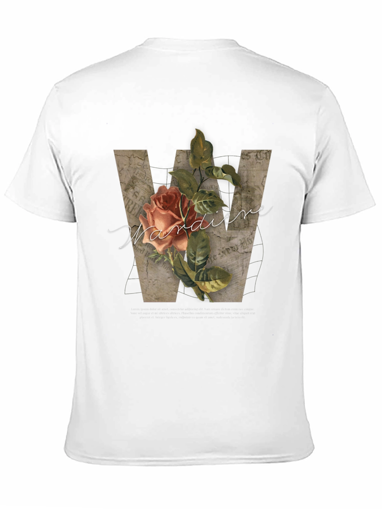 Floral Initial T-Shirt
