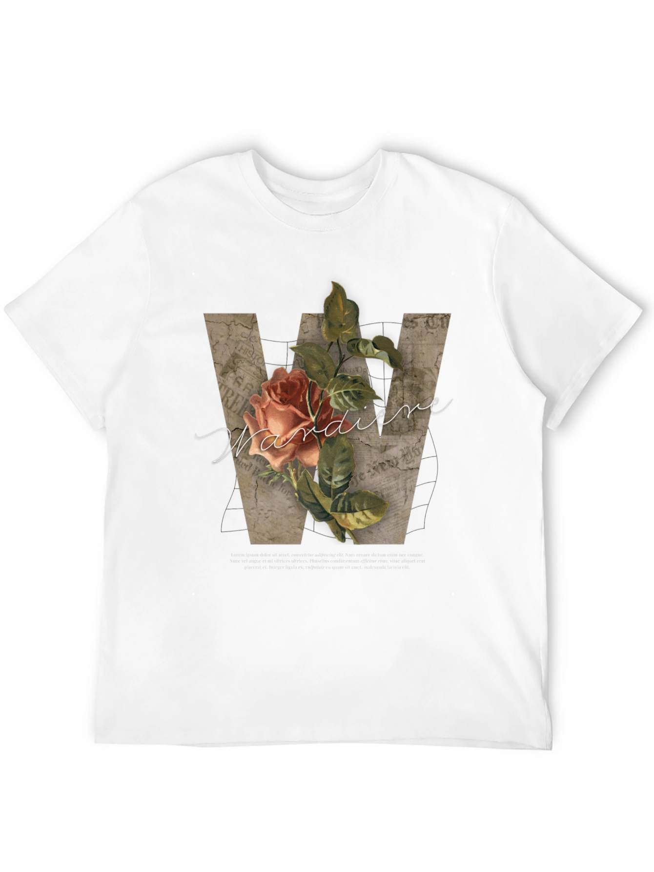 Floral Initial T-Shirt