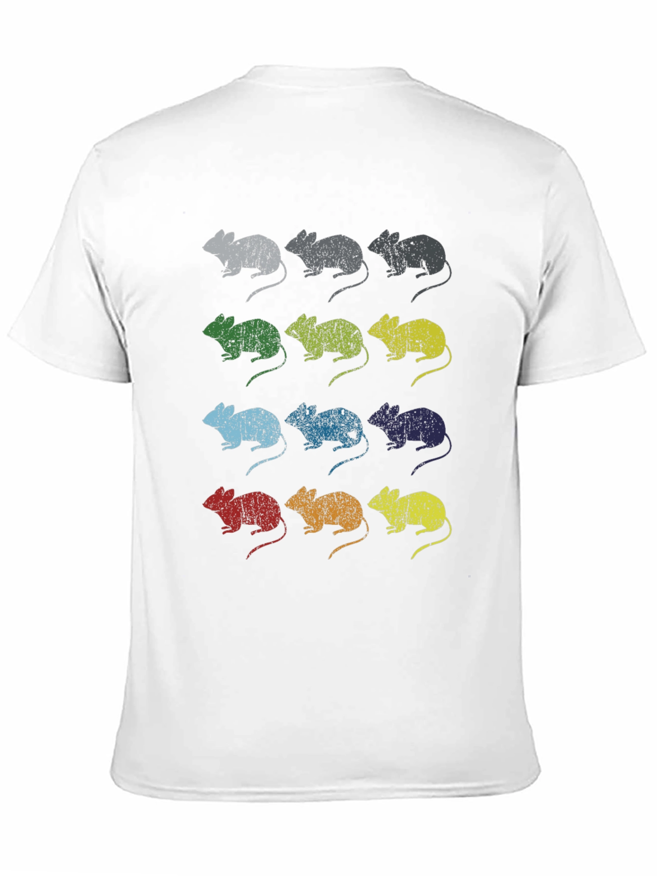 Retro Mouse Graphic T-Shirt - Unisex Black Tee