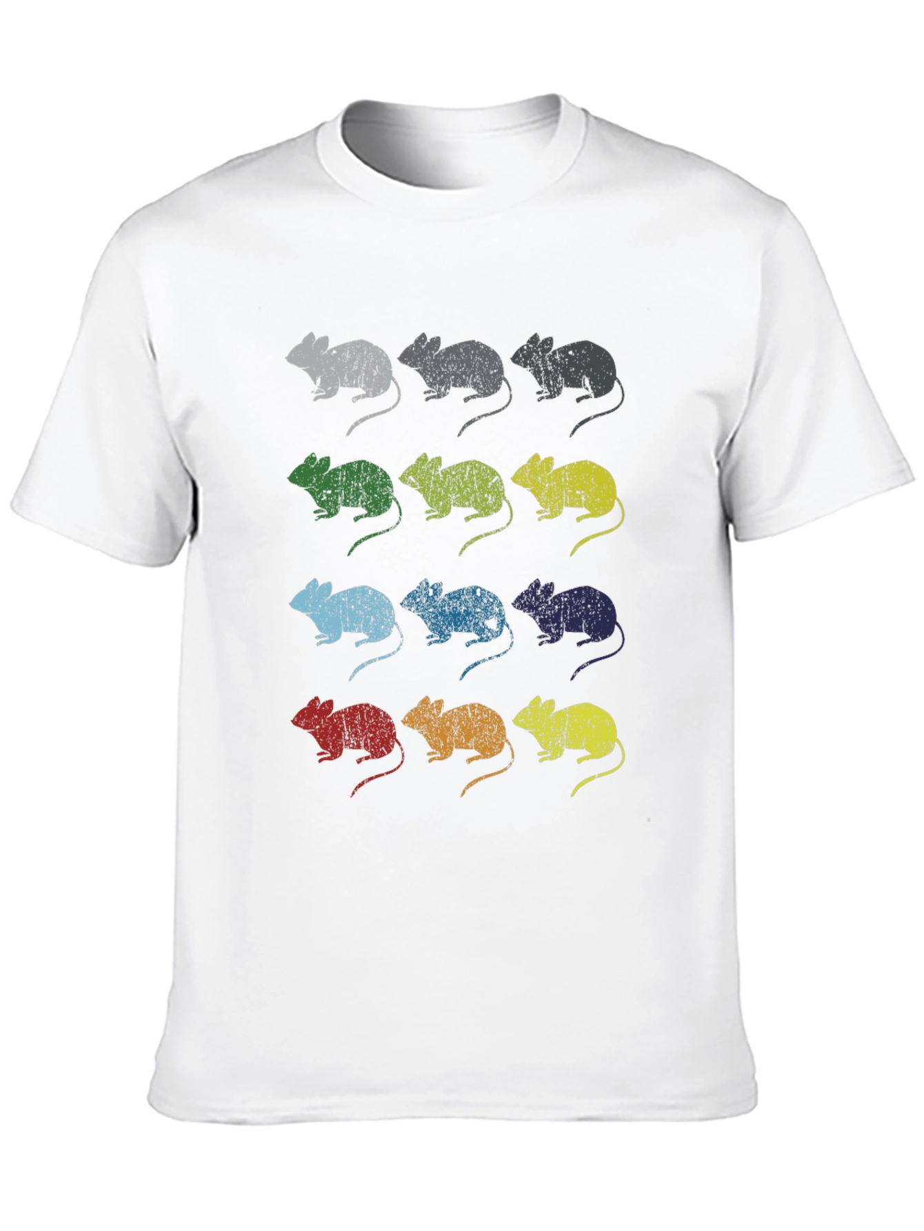 Retro Mouse Graphic T-Shirt - Unisex Black Tee