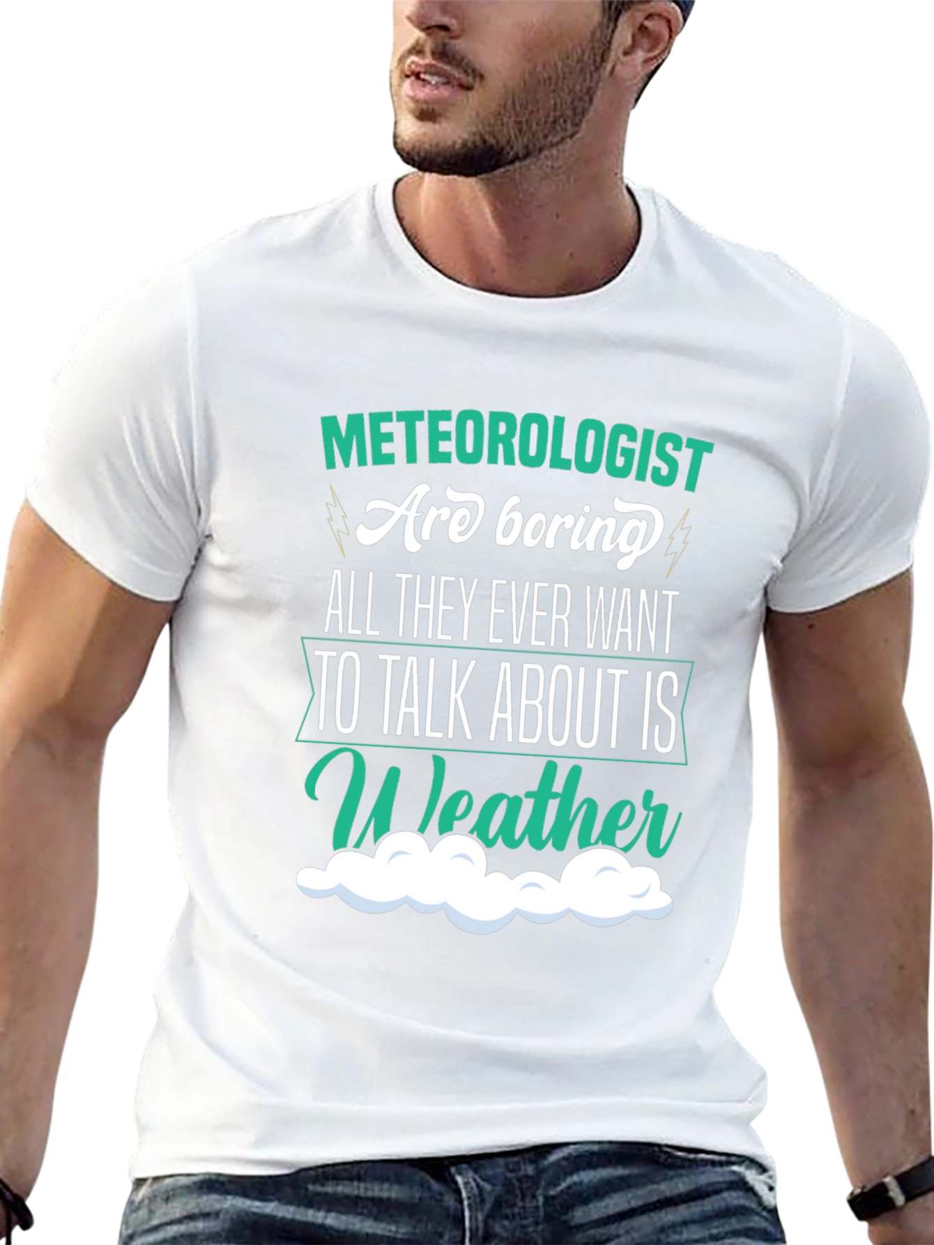 Funny Meteorologist T-Shirt - Weather Talk Tee