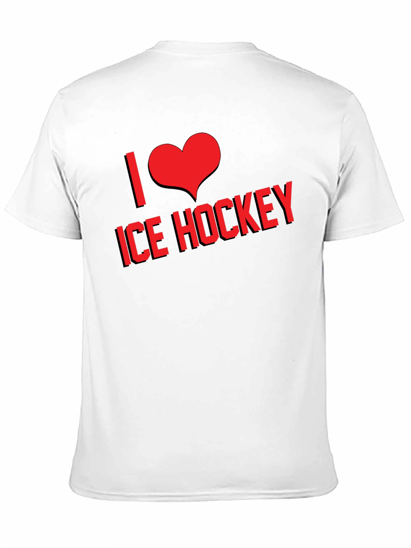I Love Ice Hockey Graphic T-Shirt