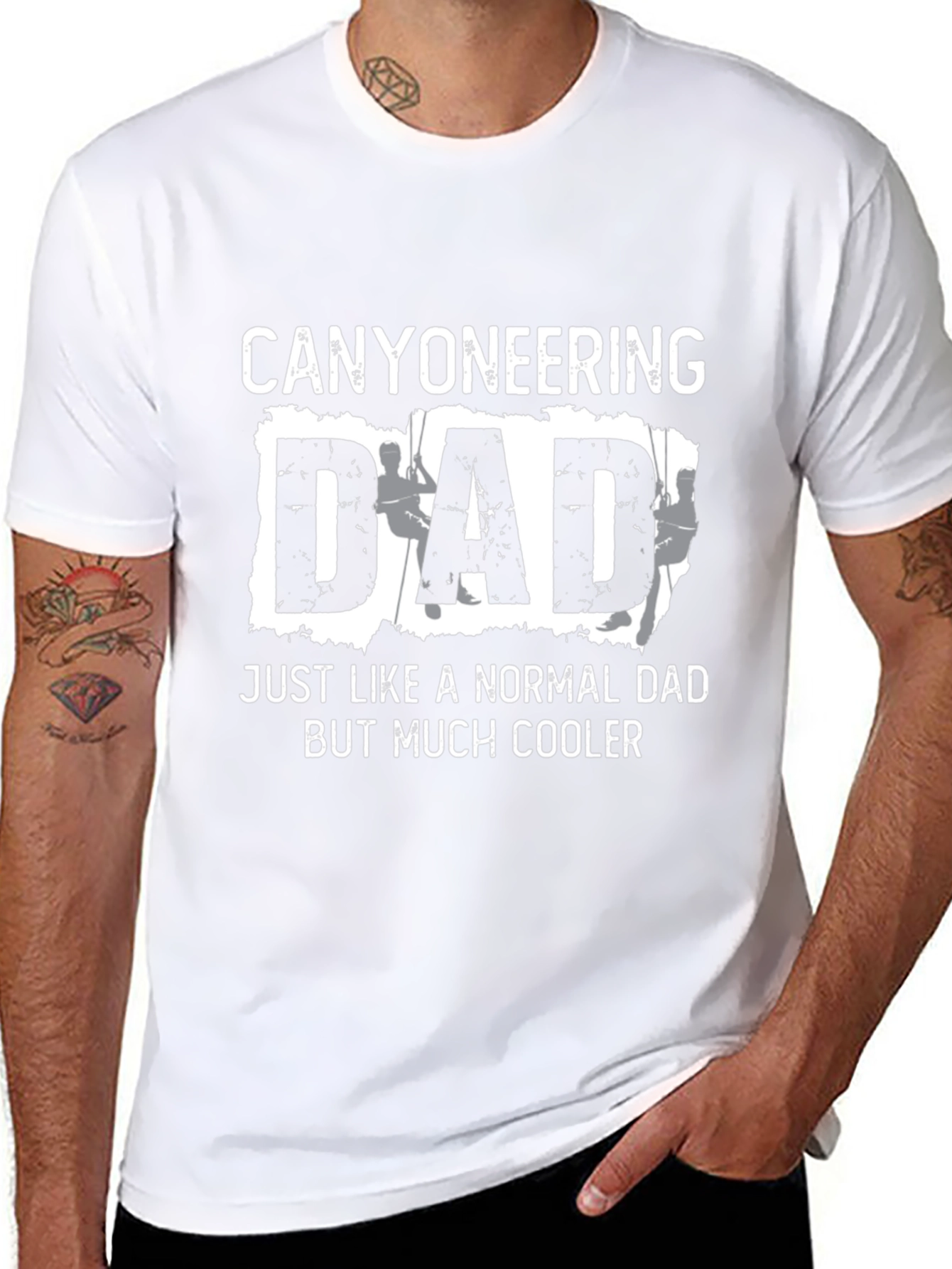 Canyoneering Dad T-Shirt - Cool Outdoor Adventure Tee