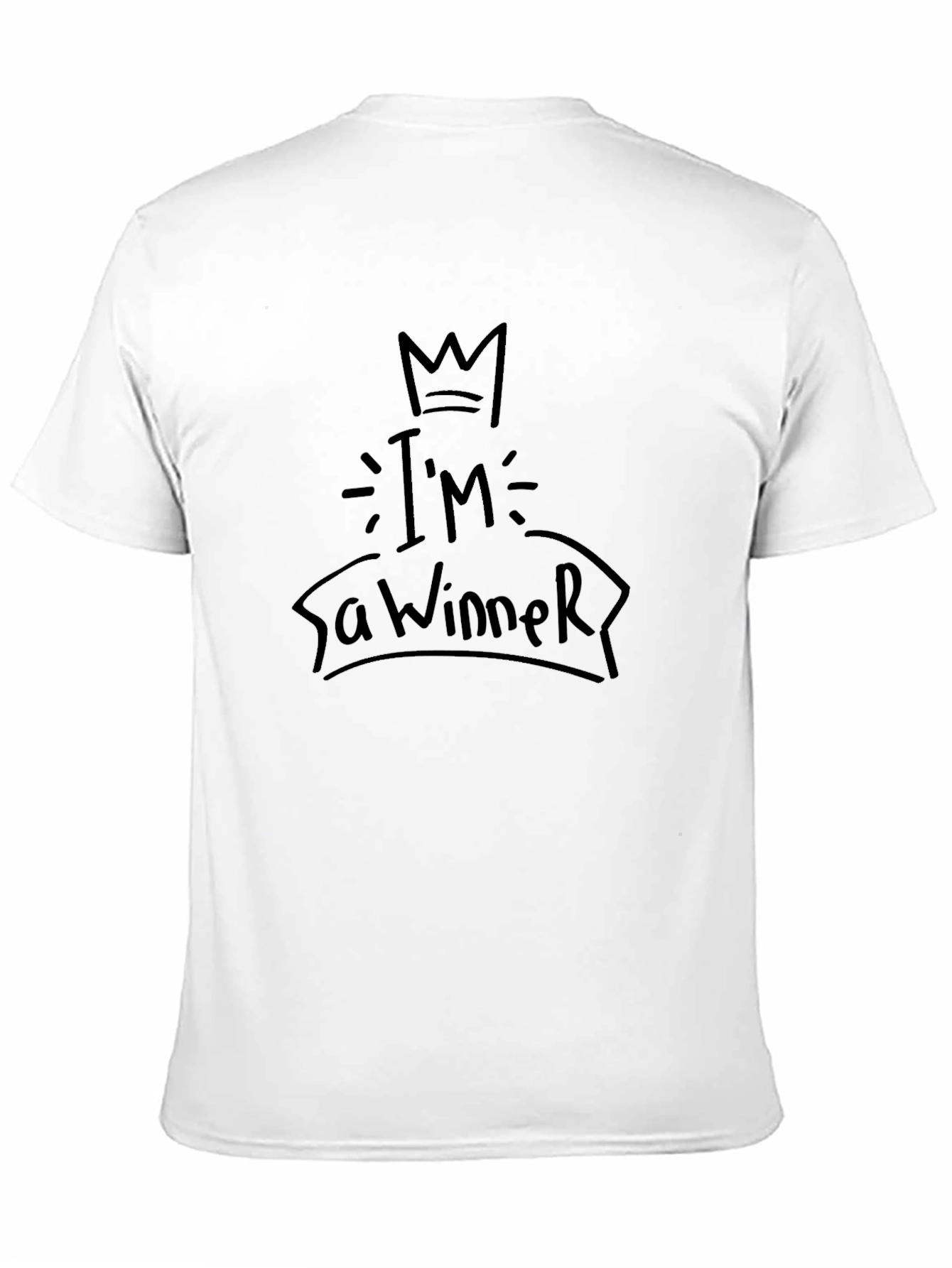 Im a Winner Black T-Shirt - Bold Graphic Tee