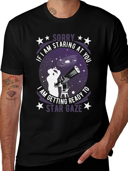 Star Gaze T-Shirt - Sorry If Im Staring!