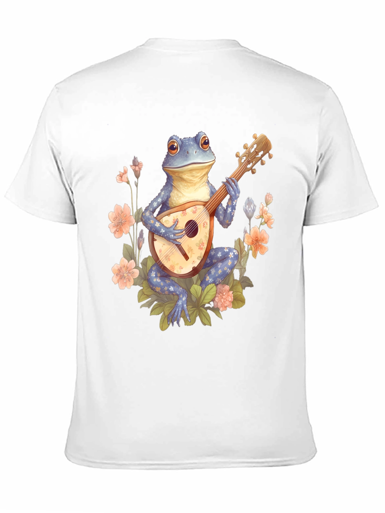 Frog Musician Graphic Tee - Black