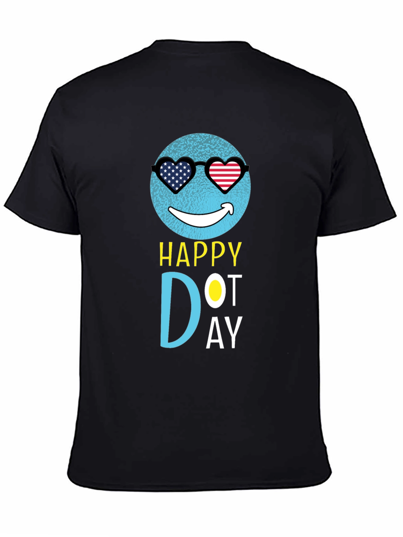 Happy Dot Day T-Shirt - Patriotic Emoji Design