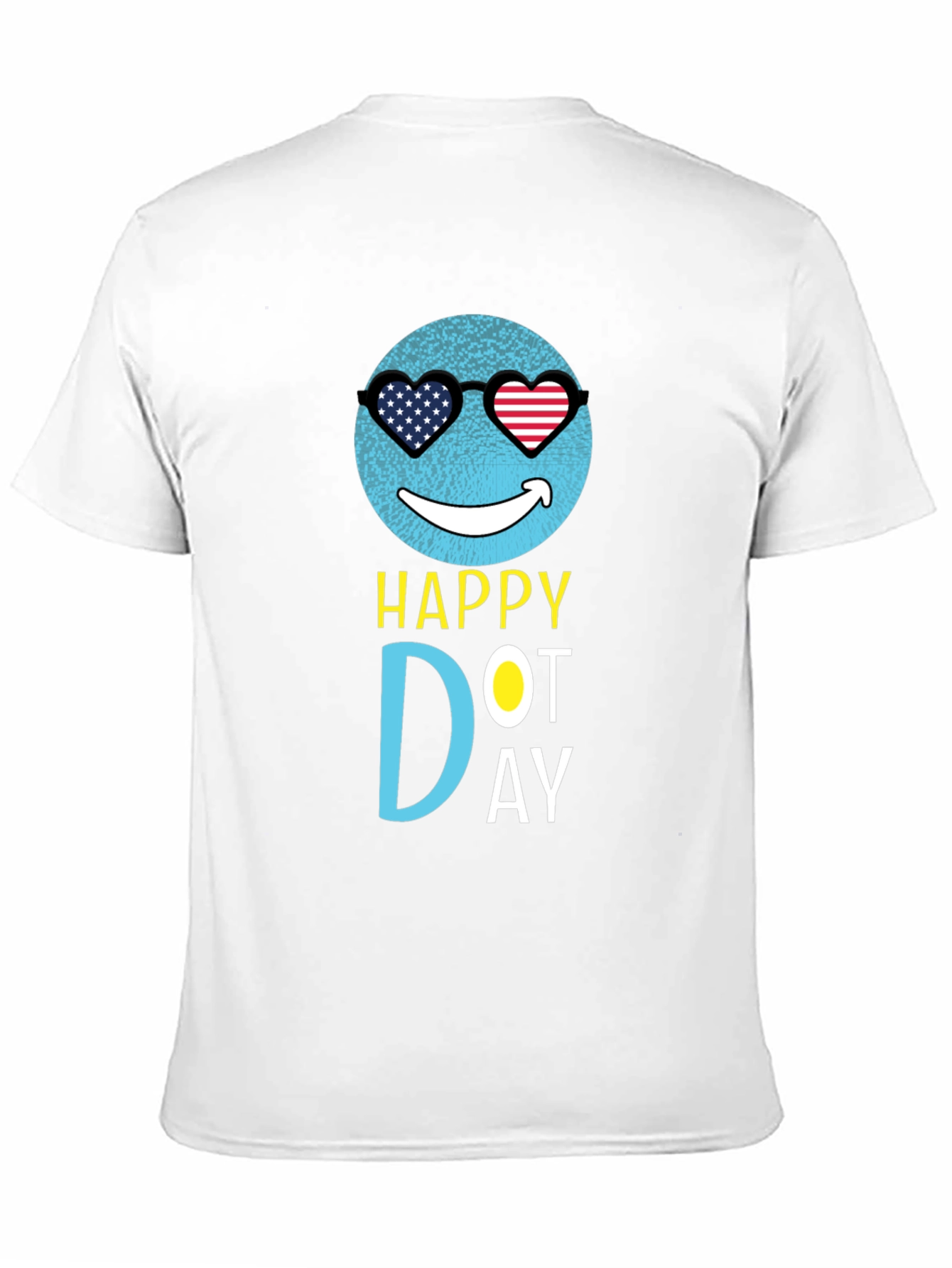 Happy Dot Day T-Shirt - Patriotic Emoji Design