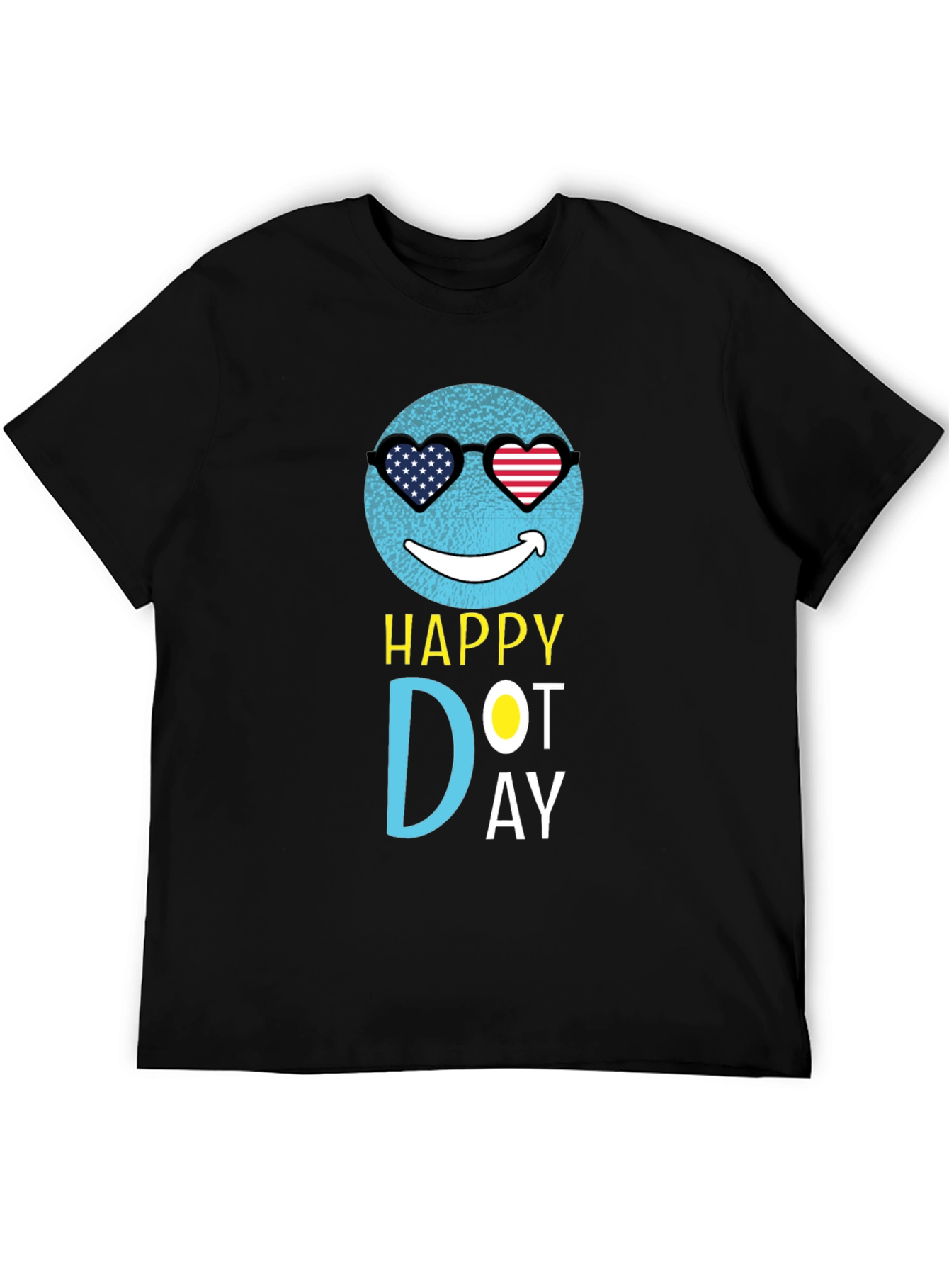 Happy Dot Day T-Shirt - Patriotic Emoji Design