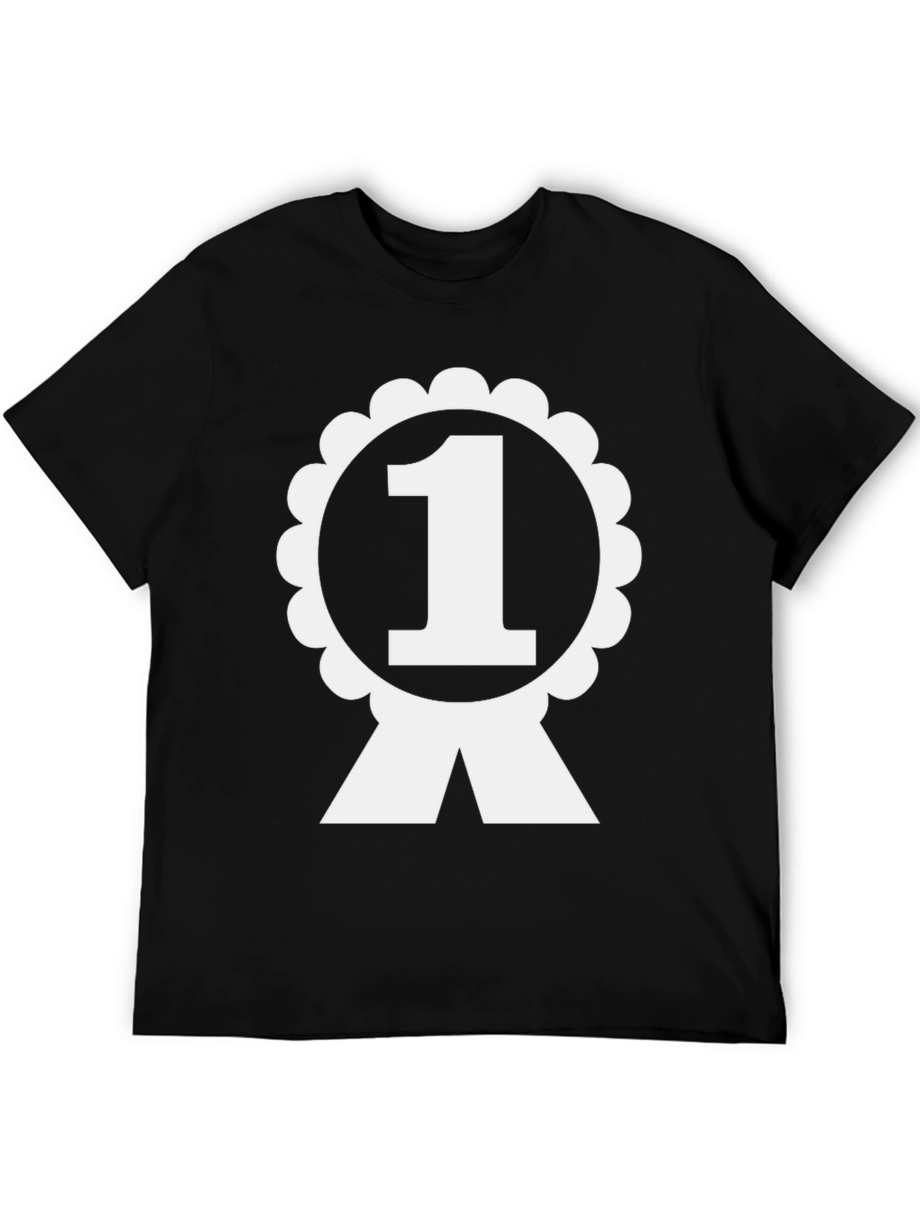 Winner #1 T-Shirt - Black Cotton Tee