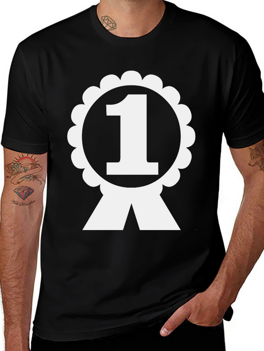 Winner #1 T-Shirt - Black Cotton Tee