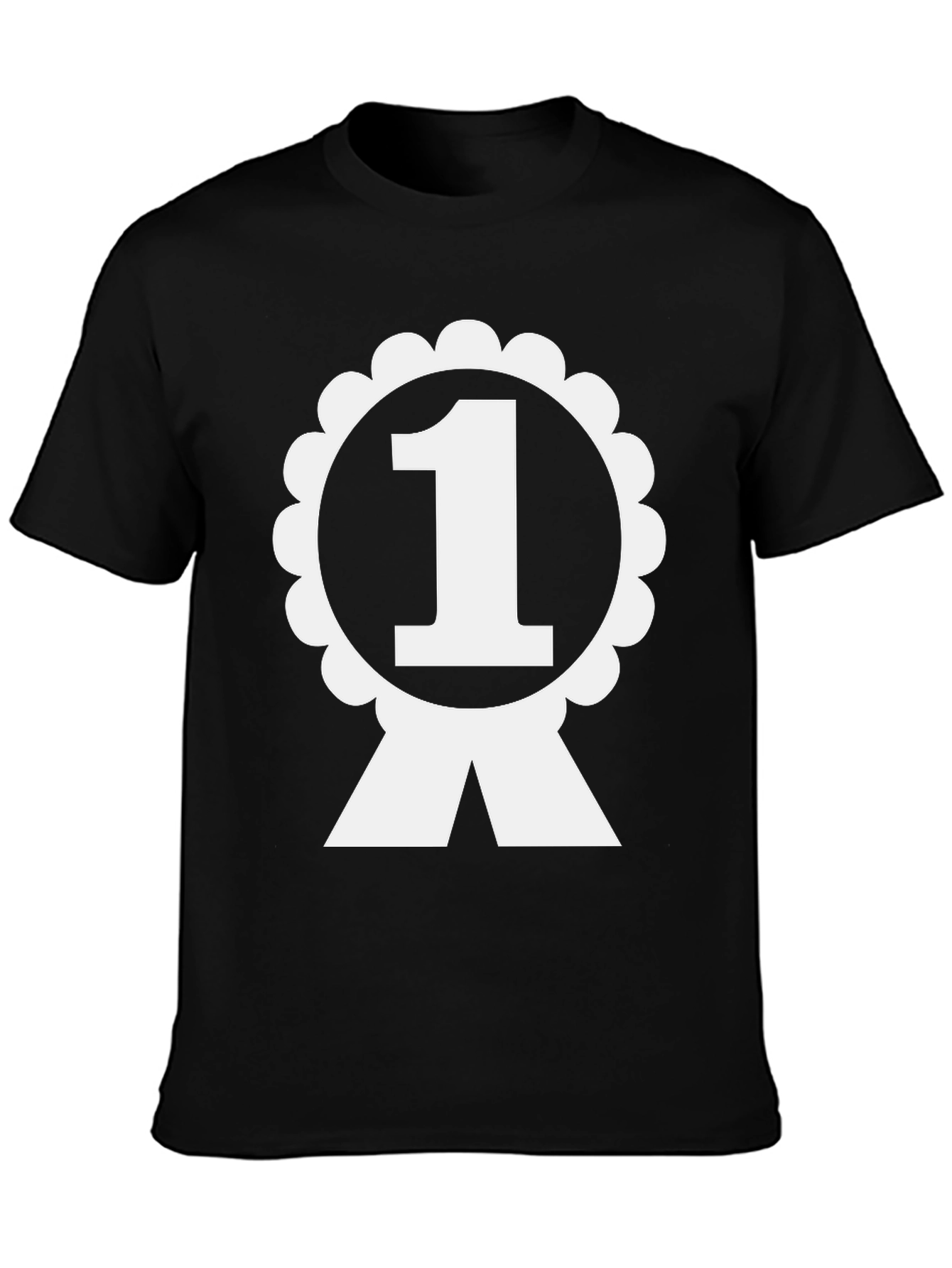 Winner #1 T-Shirt - Black Cotton Tee