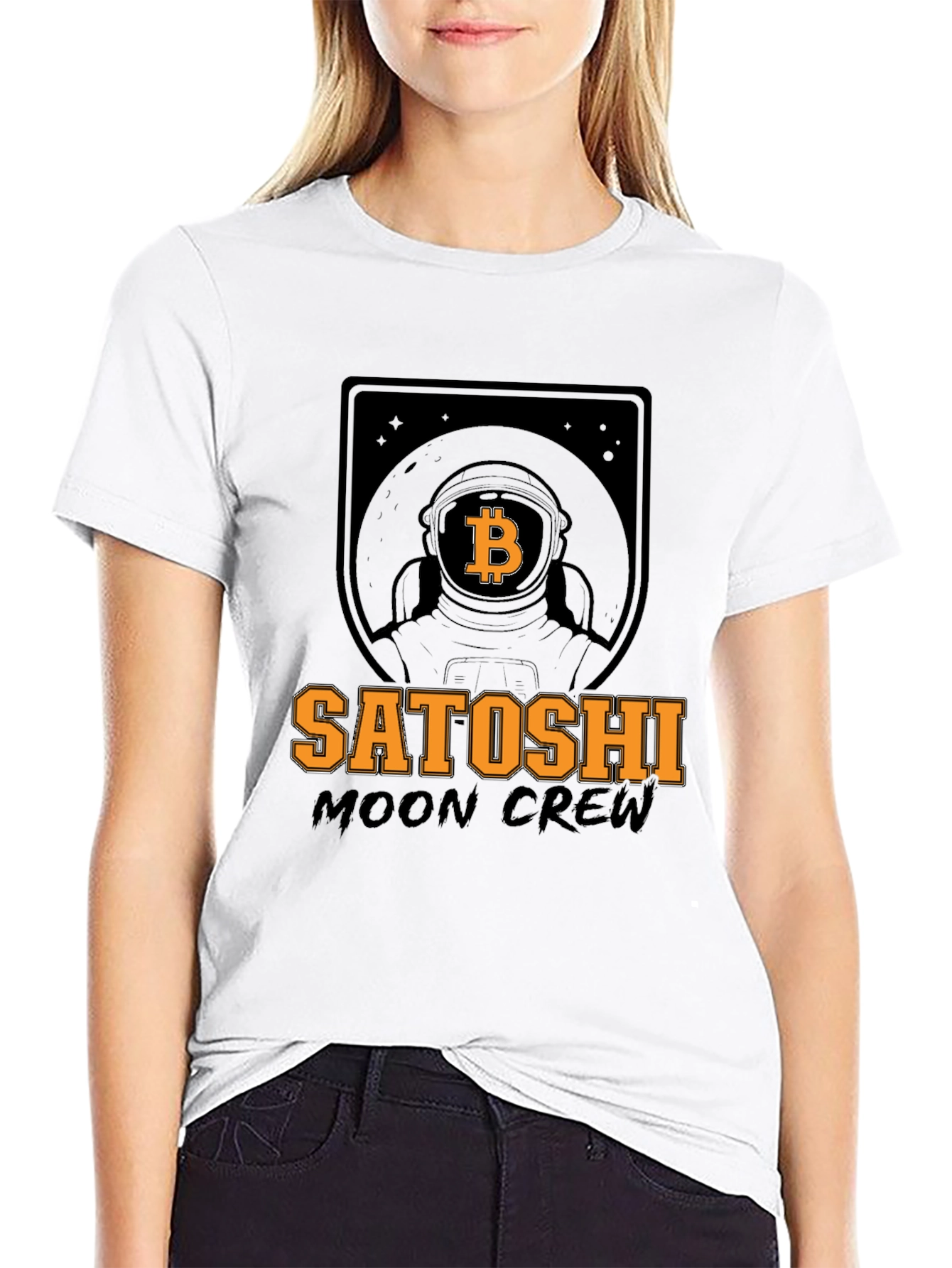 Satoshi Moon Crew Bitcoin T-Shirt