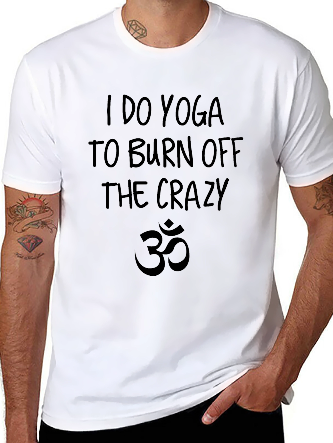 Yoga Crazy Burnout Graphic Tee