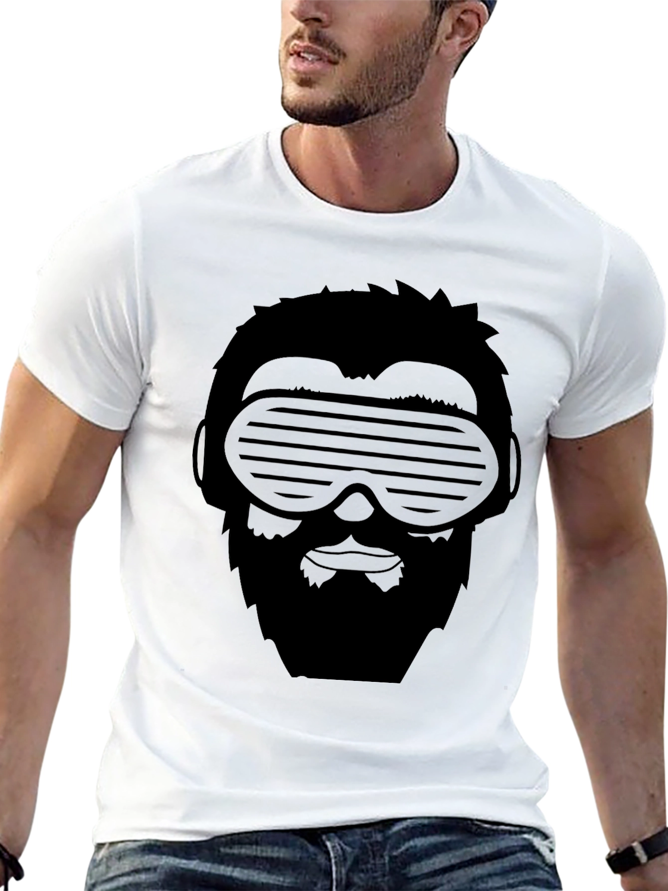 Bearded Shutter Shades Graphic Tee