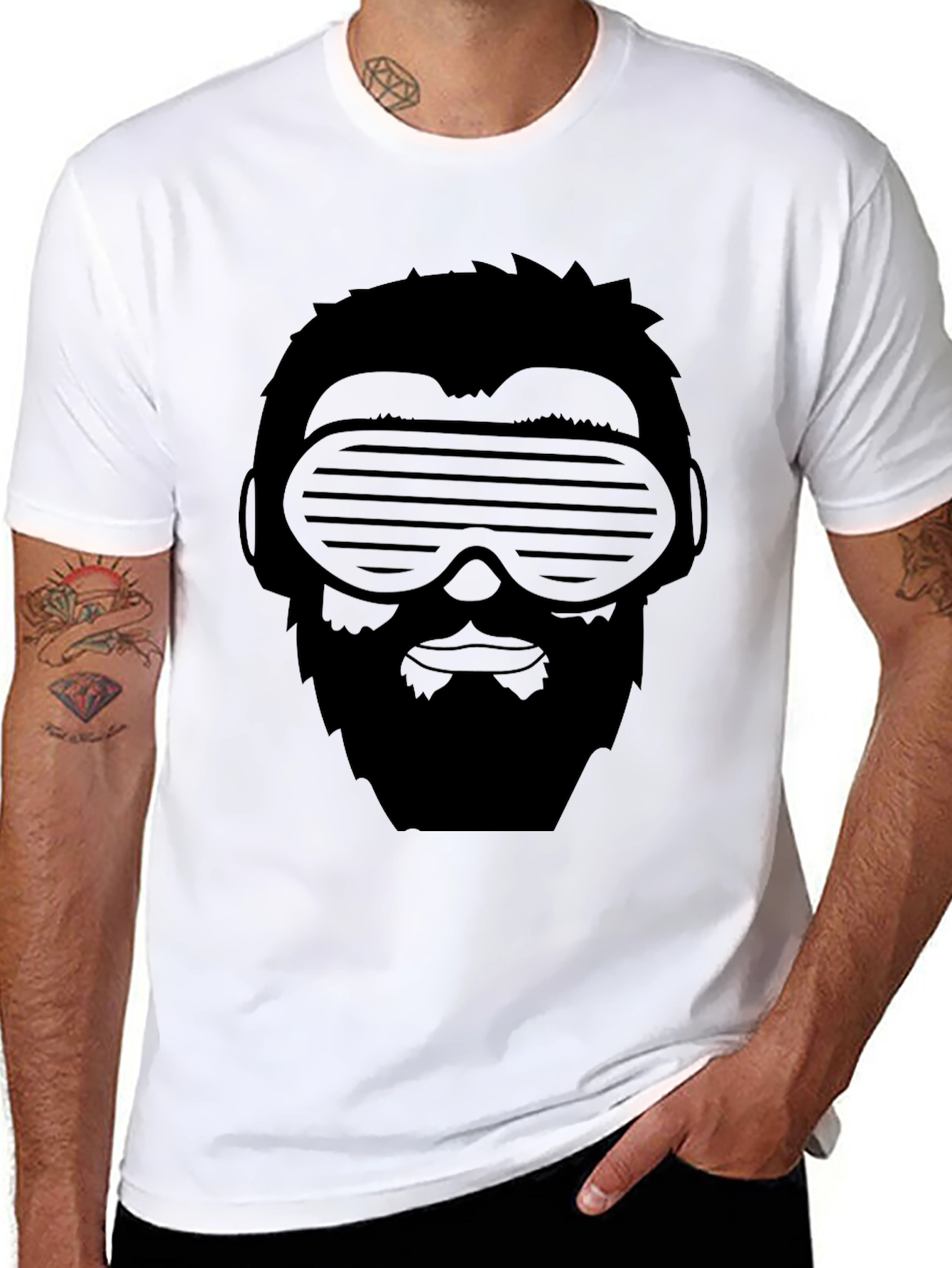 Bearded Shutter Shades Graphic Tee