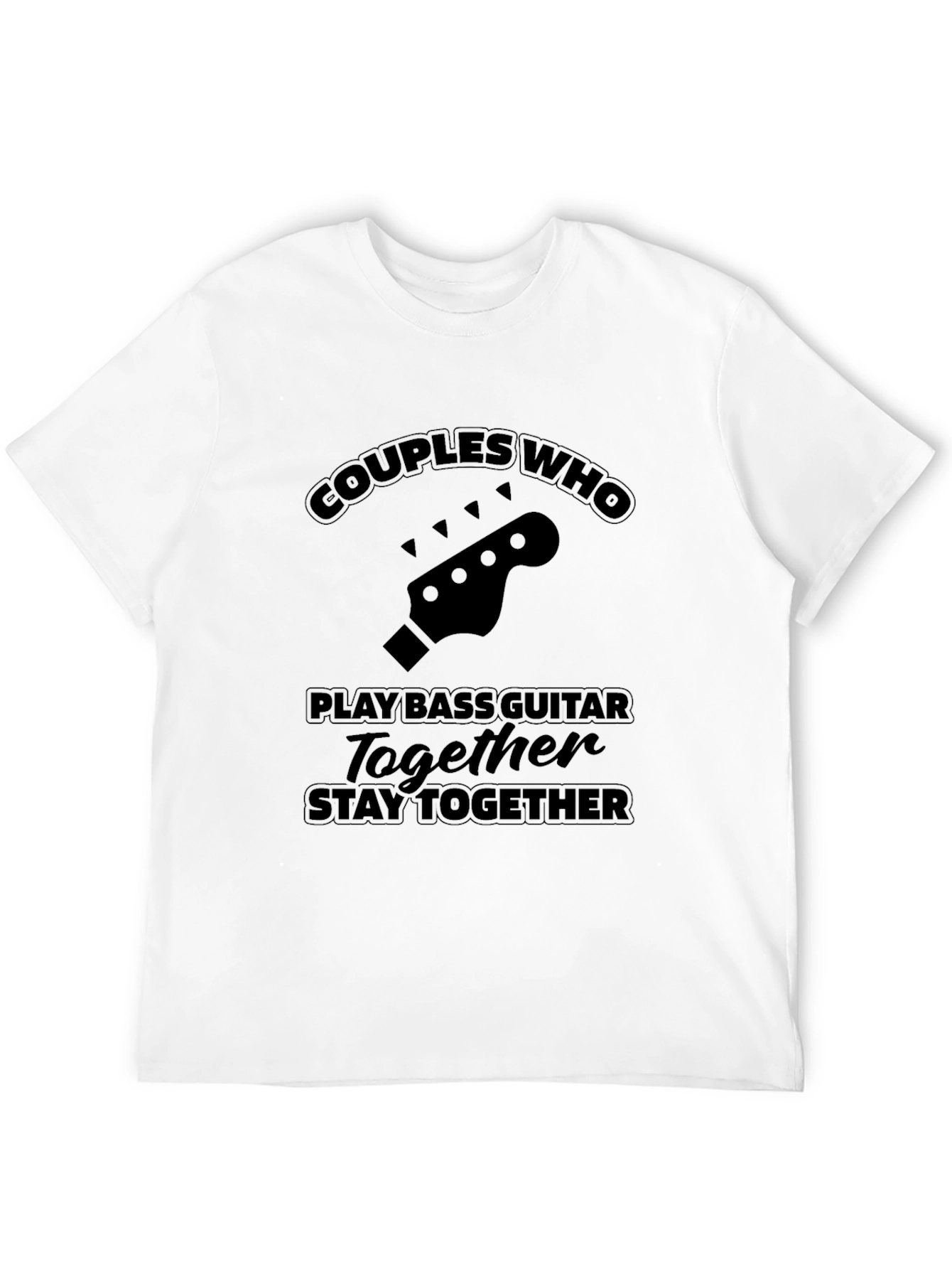 Couples Bass Guitar T-Shirt